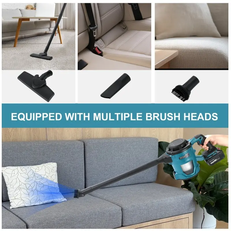 Cordless Brushless Vacuum Cleaner 85000Pa Powerful Suction Portable Vacuum Cleaner for home, car, No battery