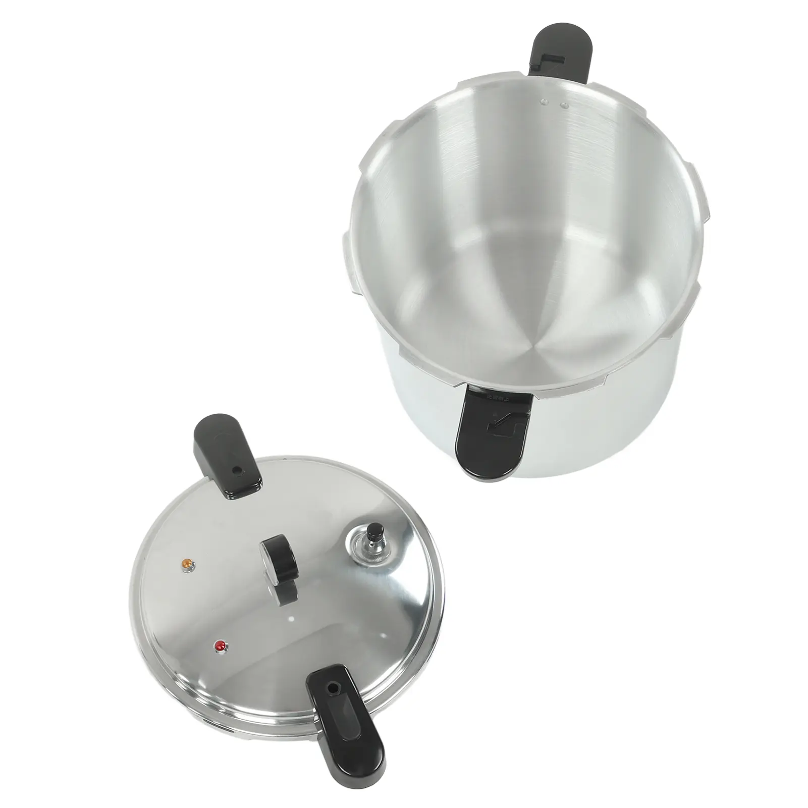 23L Pressure Cooker Aluminum Alloy Pressure Cooker with Gauge Multifunctional Pressure Canner for Home Restaurant Hotel Canteen