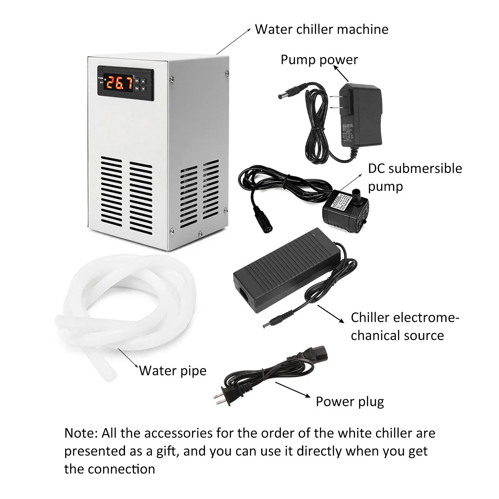 Aquarium Fish Tank Water Chiller Constant Temperature Cooling System