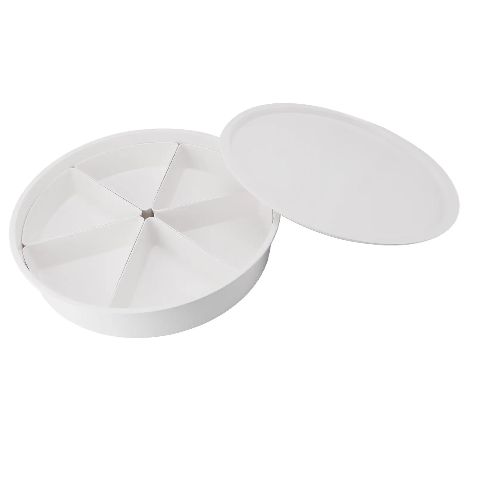 Play Sensory Bin Educational Anti Slip Bottom with Lid 6 Storage Inserts Sensory Bin Play Tray for Promoting Hand Eye Coordinati