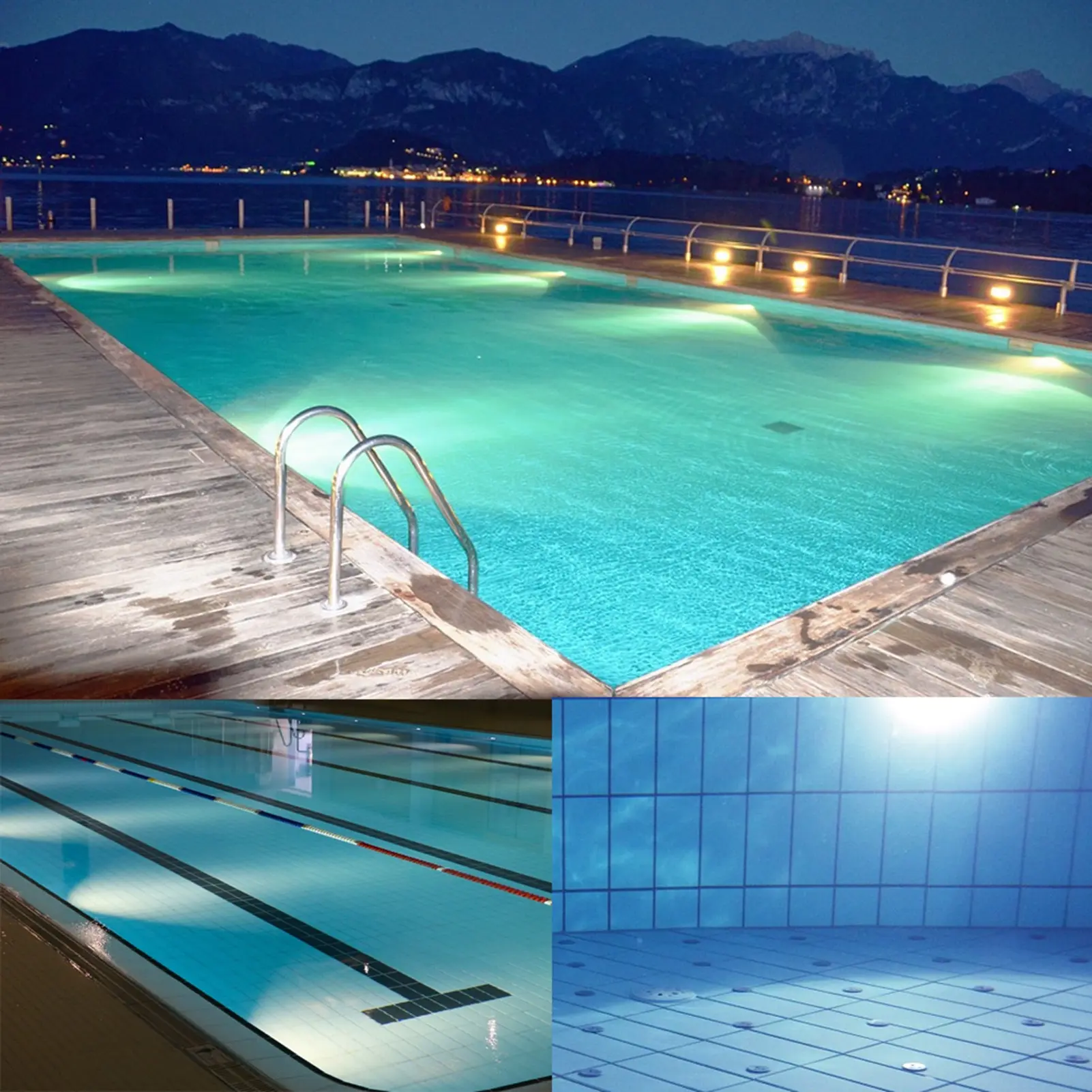 Swimming Pool Light AC12V 40W 360 LED White Color Light Underwater Swimming Pool Lights