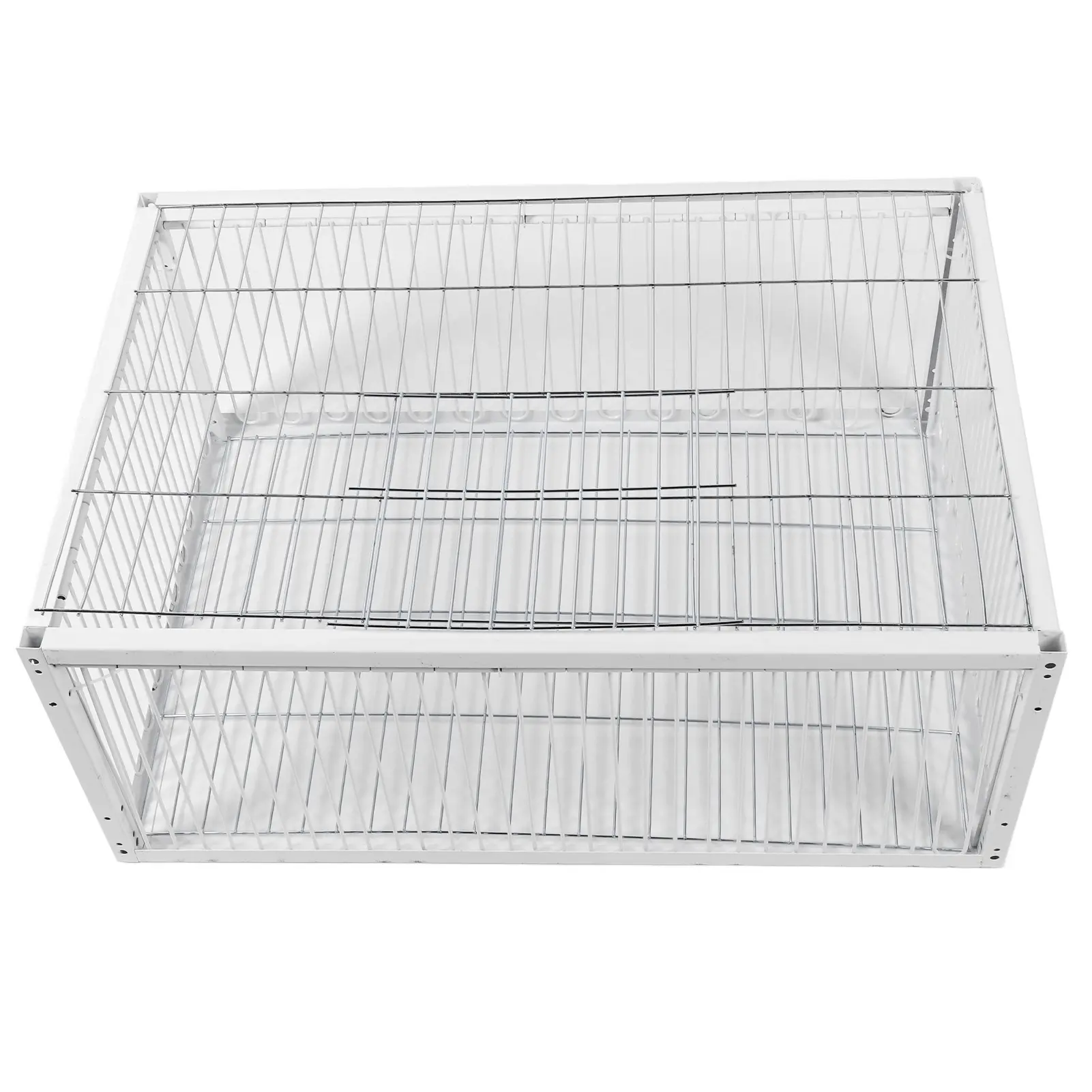 Bird Trap Cage Single Way Entry Sturdy Rust Resistant Versatile Portable Escape Proof Animal Trap Cage for Farm Garden Warehouse
