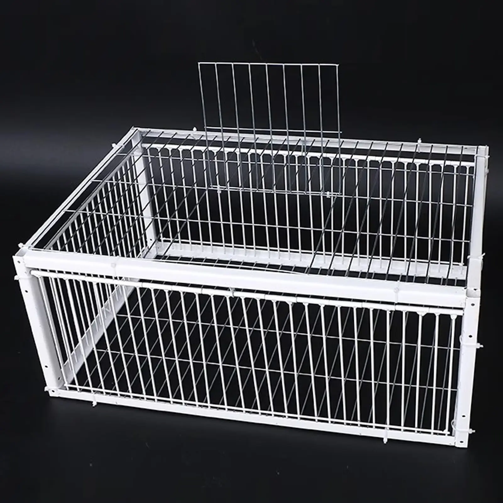 Bird Trap Cage Single Way Entry Sturdy Rust Resistant Versatile Portable Escape Proof Animal Trap Cage for Farm Garden Warehouse