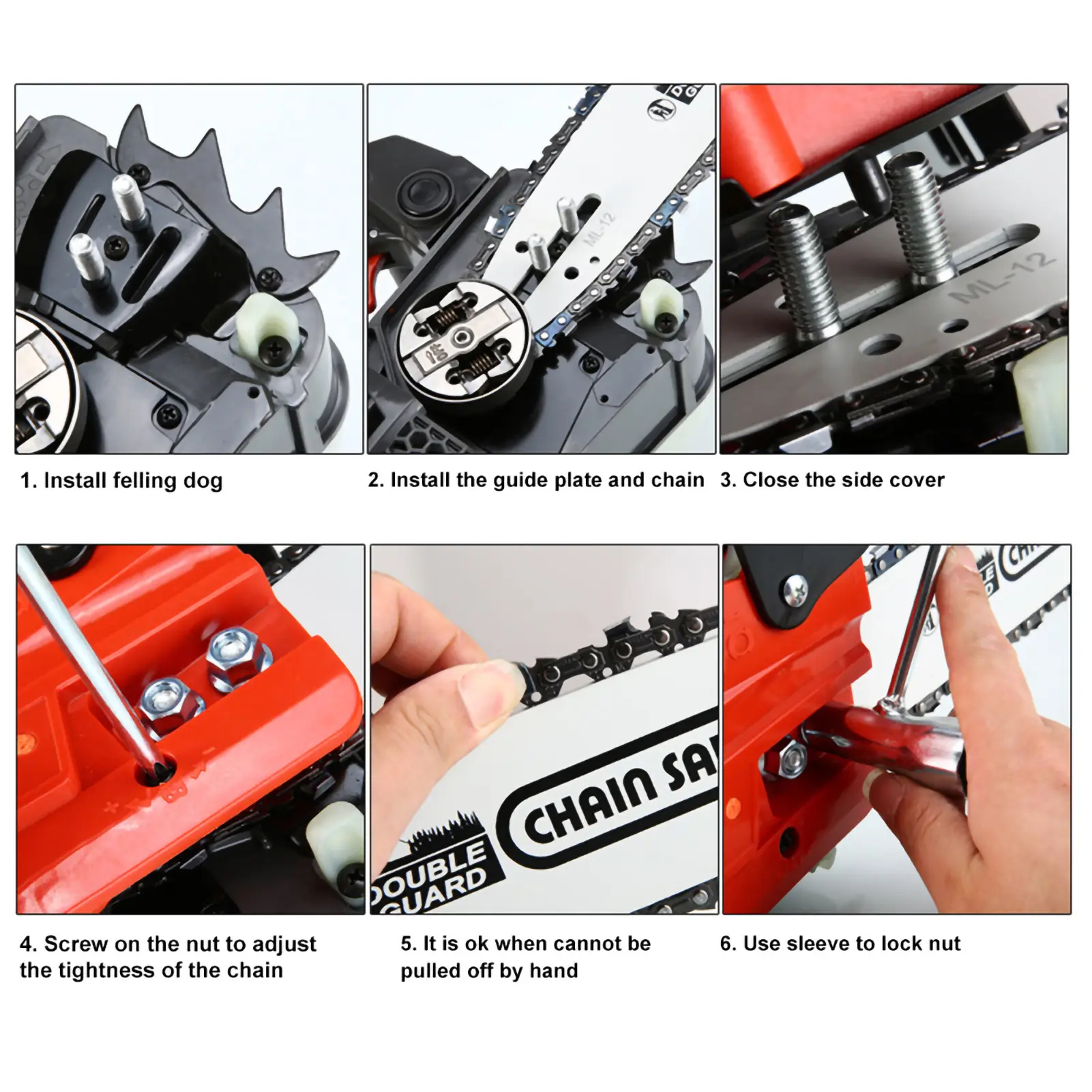 Chain Saw Easy Start Chain Saw Single‑Handed 25CC Gasoline Logging Saw Small Chainsaw for Wood Cutting