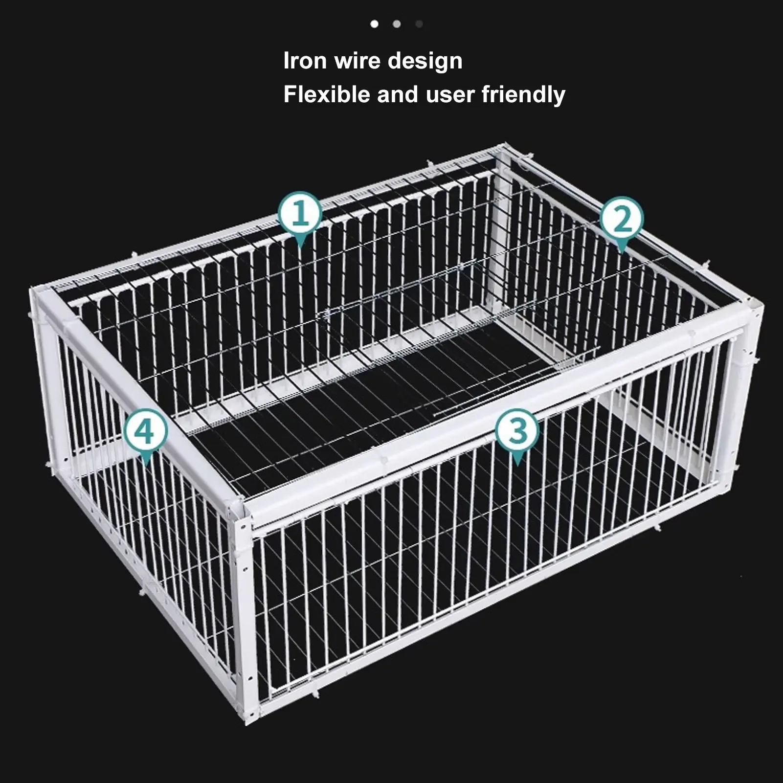 Bird Trap Cage Single Way Entry Sturdy Rust Resistant Versatile Portable Escape Proof Animal Trap Cage for Farm Garden Warehouse