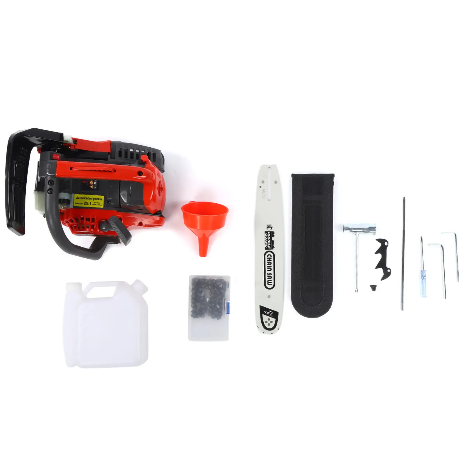 Chain Saw Easy Start Chain Saw Single‑Handed 25CC Gasoline Logging Saw Small Chainsaw for Wood Cutting