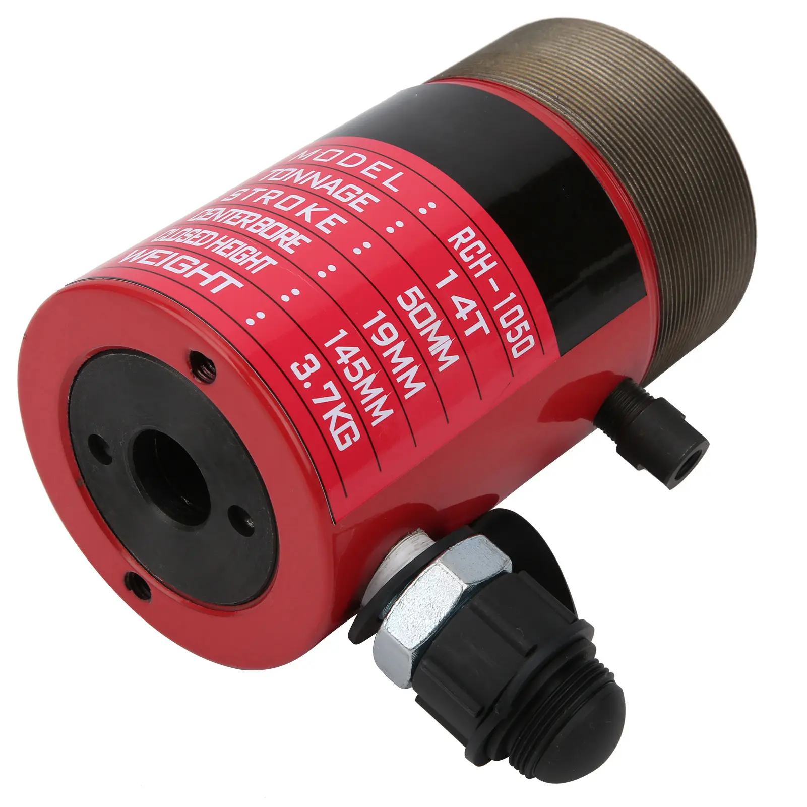 Hardware Tools Hydraulic Cylinder Hydraulic Cylinder 14T Separate Hollow Hole Plunger Power Tool Industrial Products RCH‑1050