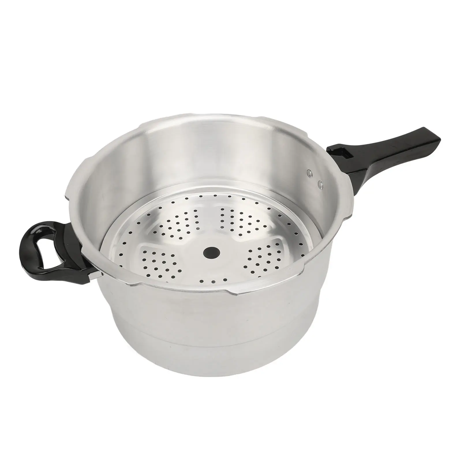 Stovetop Pressure Cooker Pressure Cooker Rapid Heat Conduction Safety Valves Multi Purpose Anti Clogging Universal for Cooking