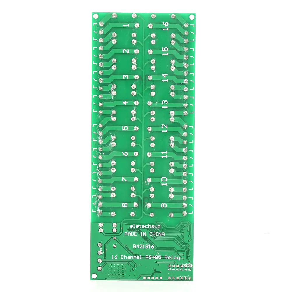 Relay Module 12V 16 Channel MODBUS RTU  Relay Module Board PLC Controller Serial Port   Relay Relay Module