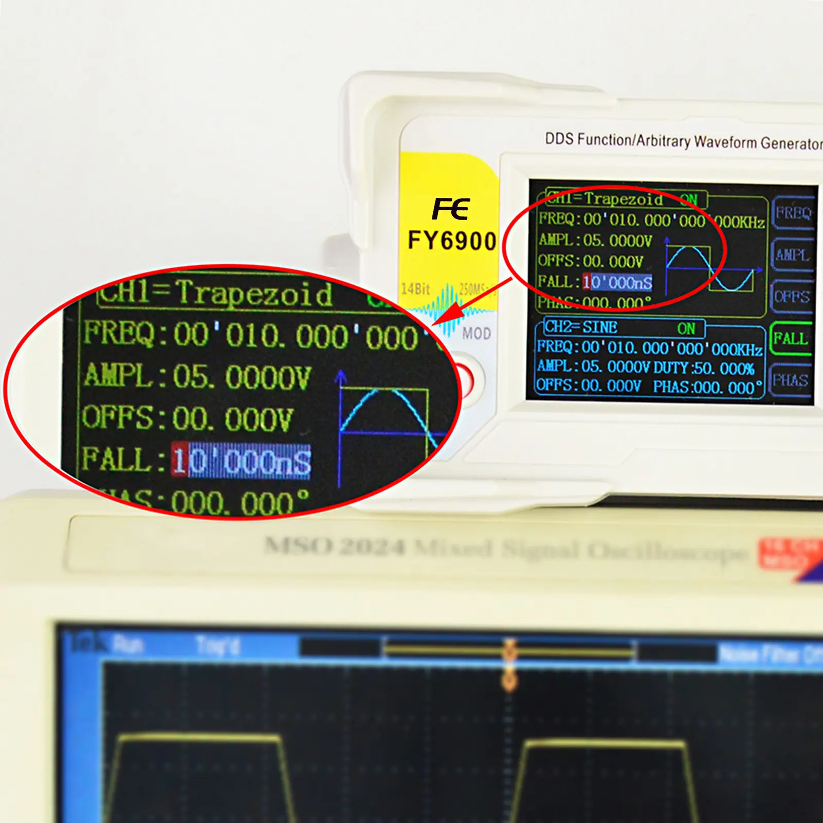 60MHz Function Signal Generator High Precision Digital DDS Dual-channel Function Signal/Arbitrary Waveform Generator Pulse Signa
