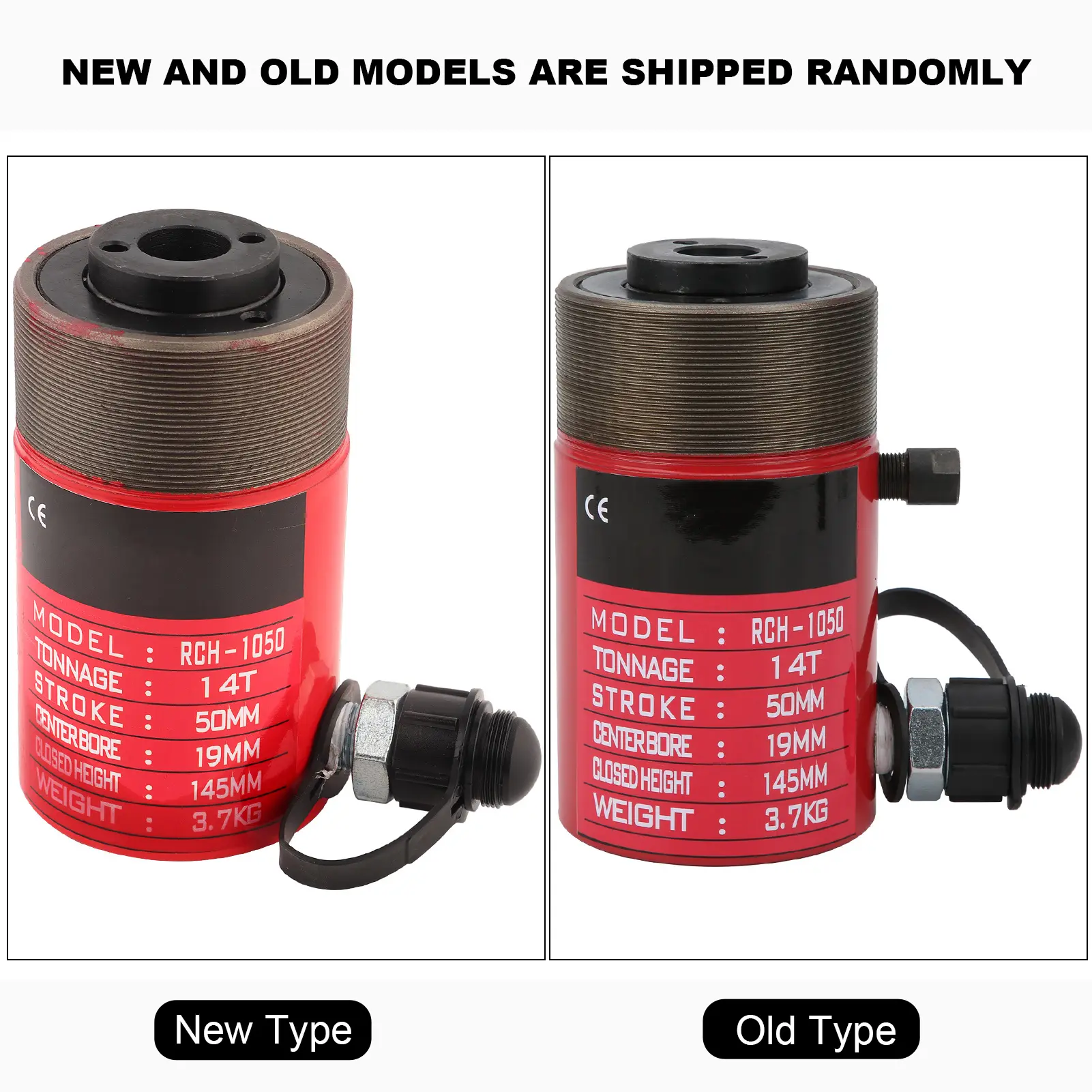 Hardware Tools Hydraulic Cylinder Hydraulic Cylinder 14T Separate Hollow Hole Plunger Power Tool Industrial Products RCH‑1050