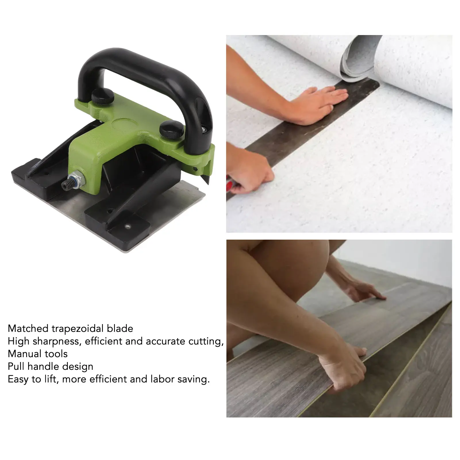 PVC Plastic Floor Skiving Construction Tool Pull Hand Flooring Trimming Tool Aluminum Alloy Floor Sewing Machine