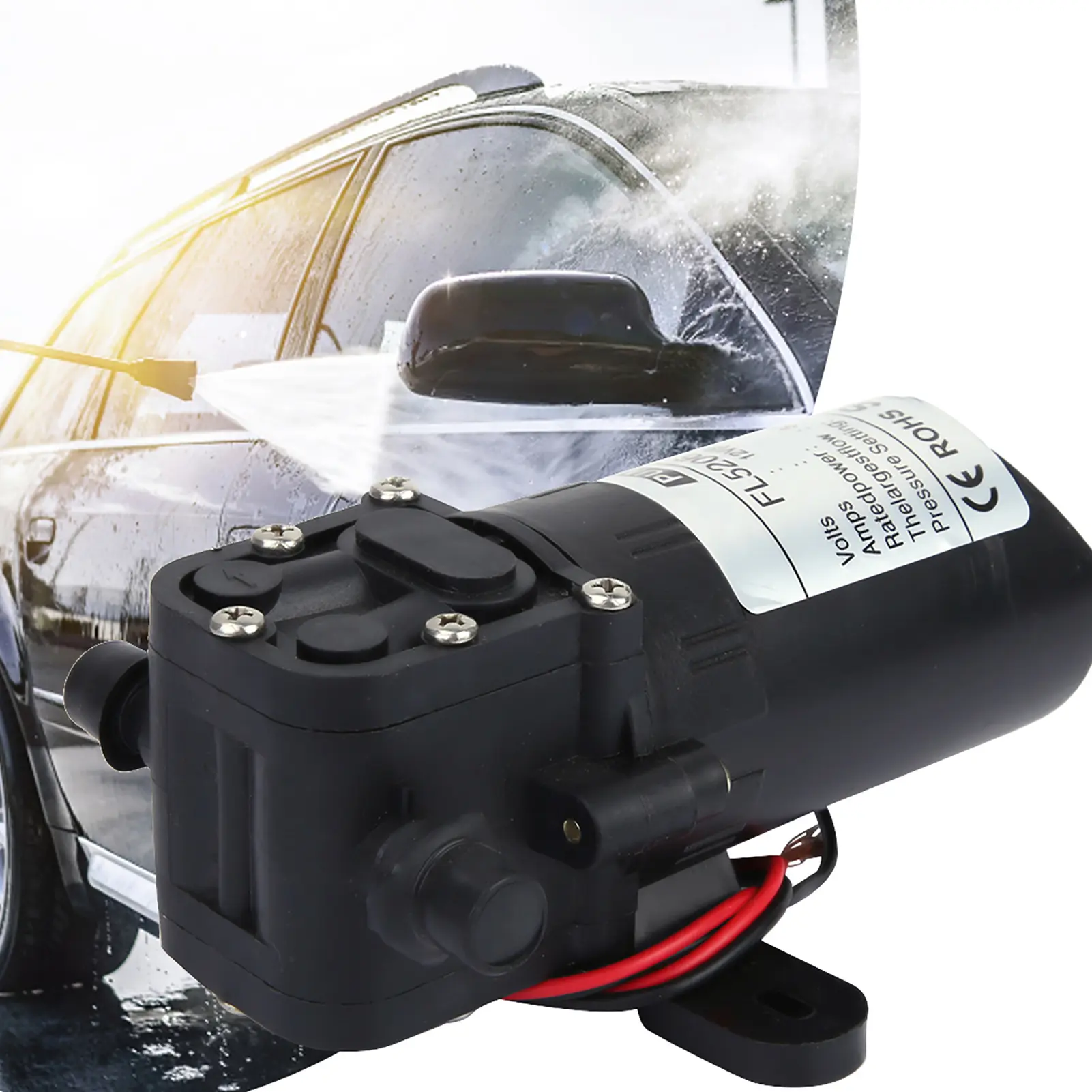 36W Diaphragm Pump Double Straight Tube Agricultural Electric Diaphragm Water Pump Accessory