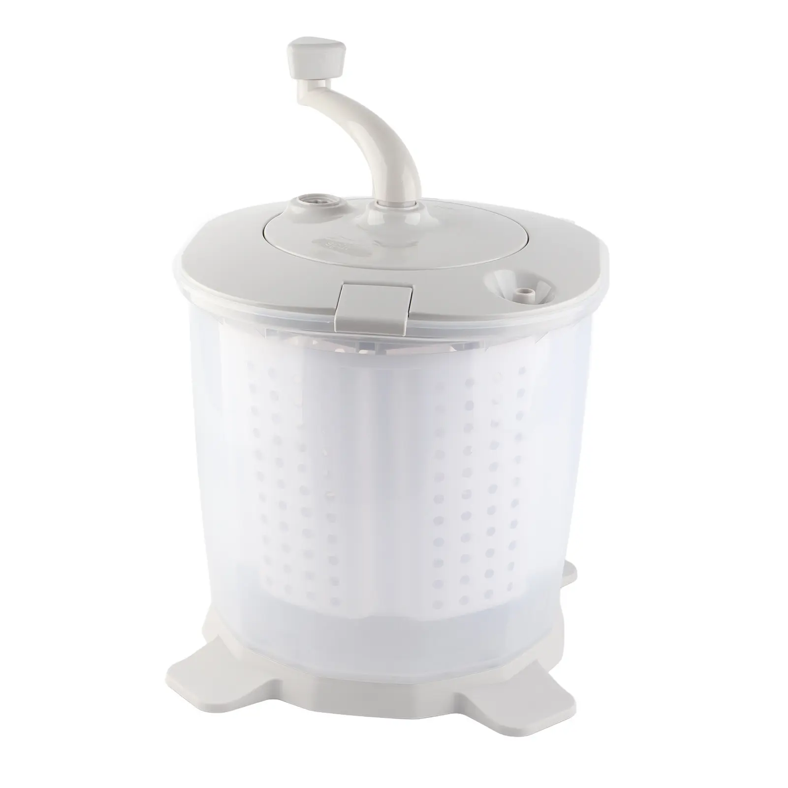 Mini Portable Manual Operation Washing Machine Underwear Laundry Washer for Home Dormitory Gray