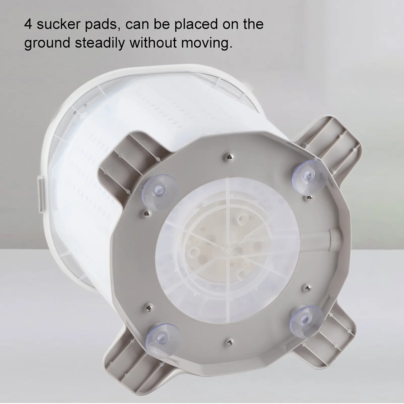 Mini Portable Manual Operation Washing Machine Underwear Laundry Washer for Home Dormitory Gray