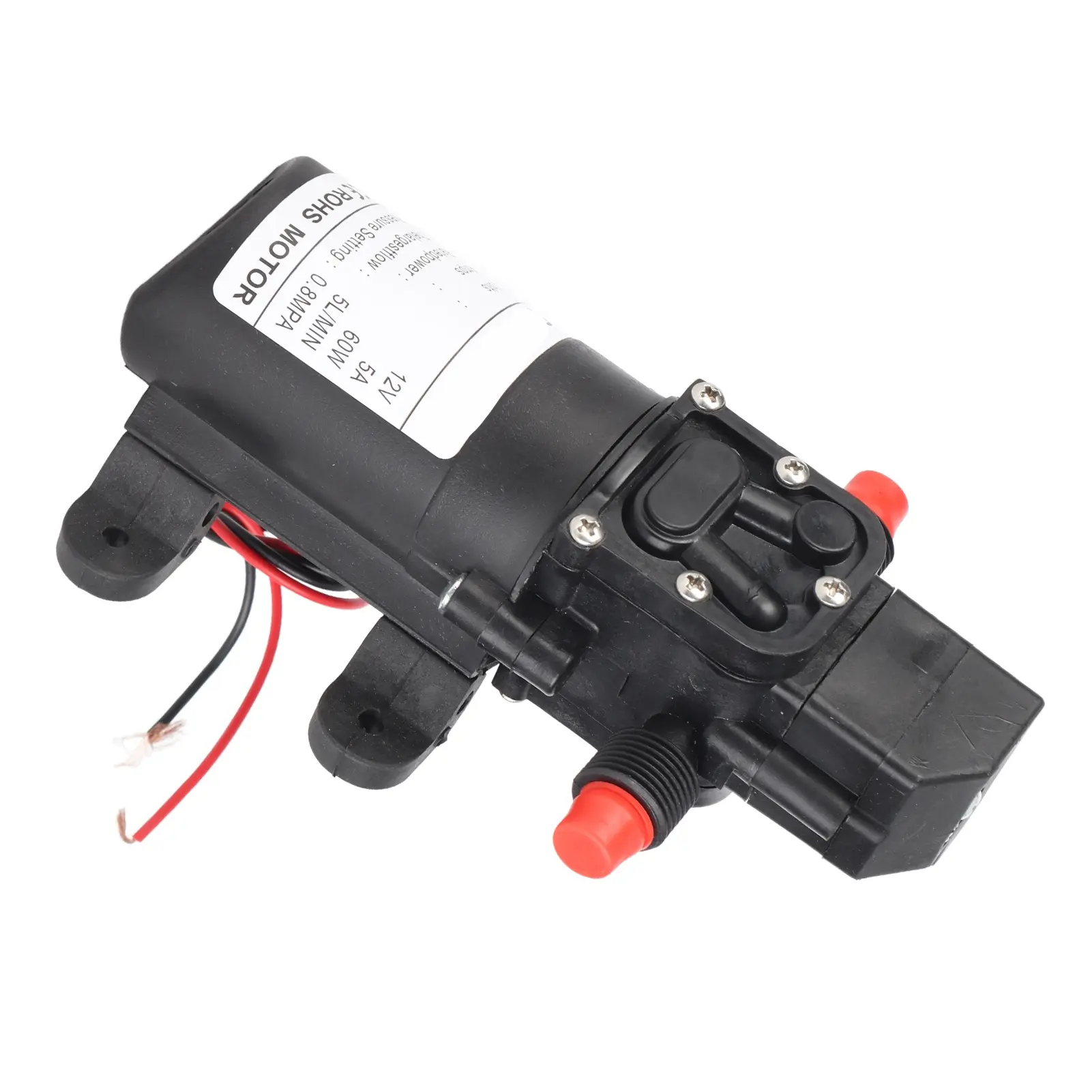 DC 12V Water Pump High Pressure 116Psi Self Priming Caravan Camping Boat