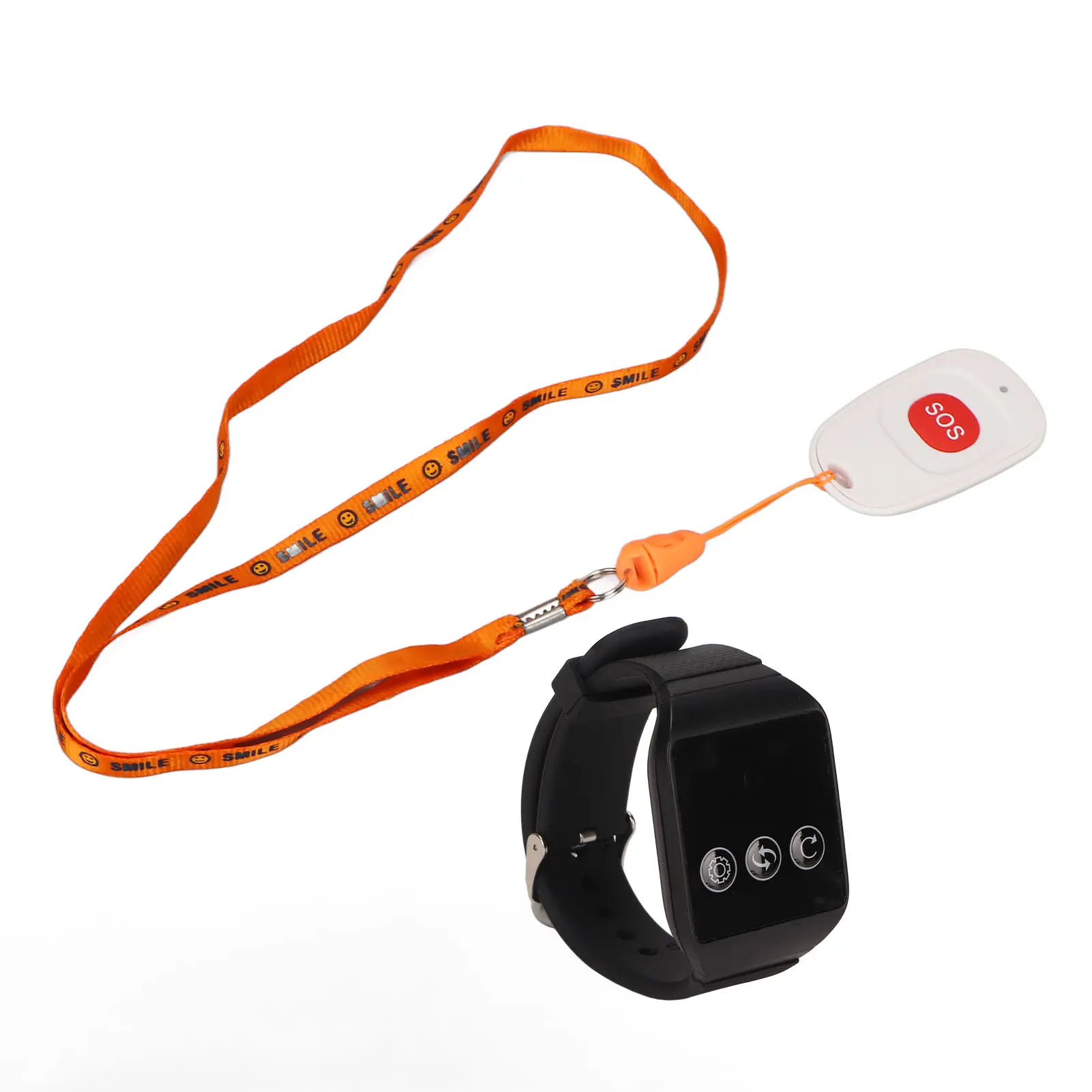 Wireless Caregiver Pager SOS Wireless Waterproof Stable Signal Vibration Portable Remote Nurse Alert System