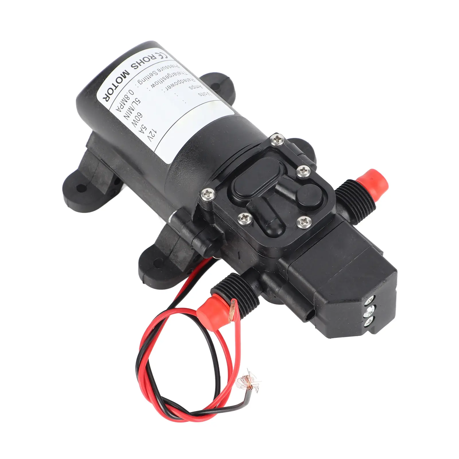 DC 12V Water Pump High Pressure 116Psi Self Priming Caravan Camping Boat