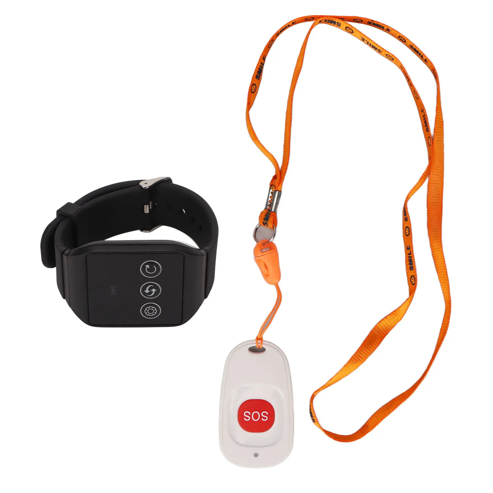 Wireless Caregiver Pager SOS Wireless Waterproof Stable Signal Vibration Portable Remote Nurse Alert System