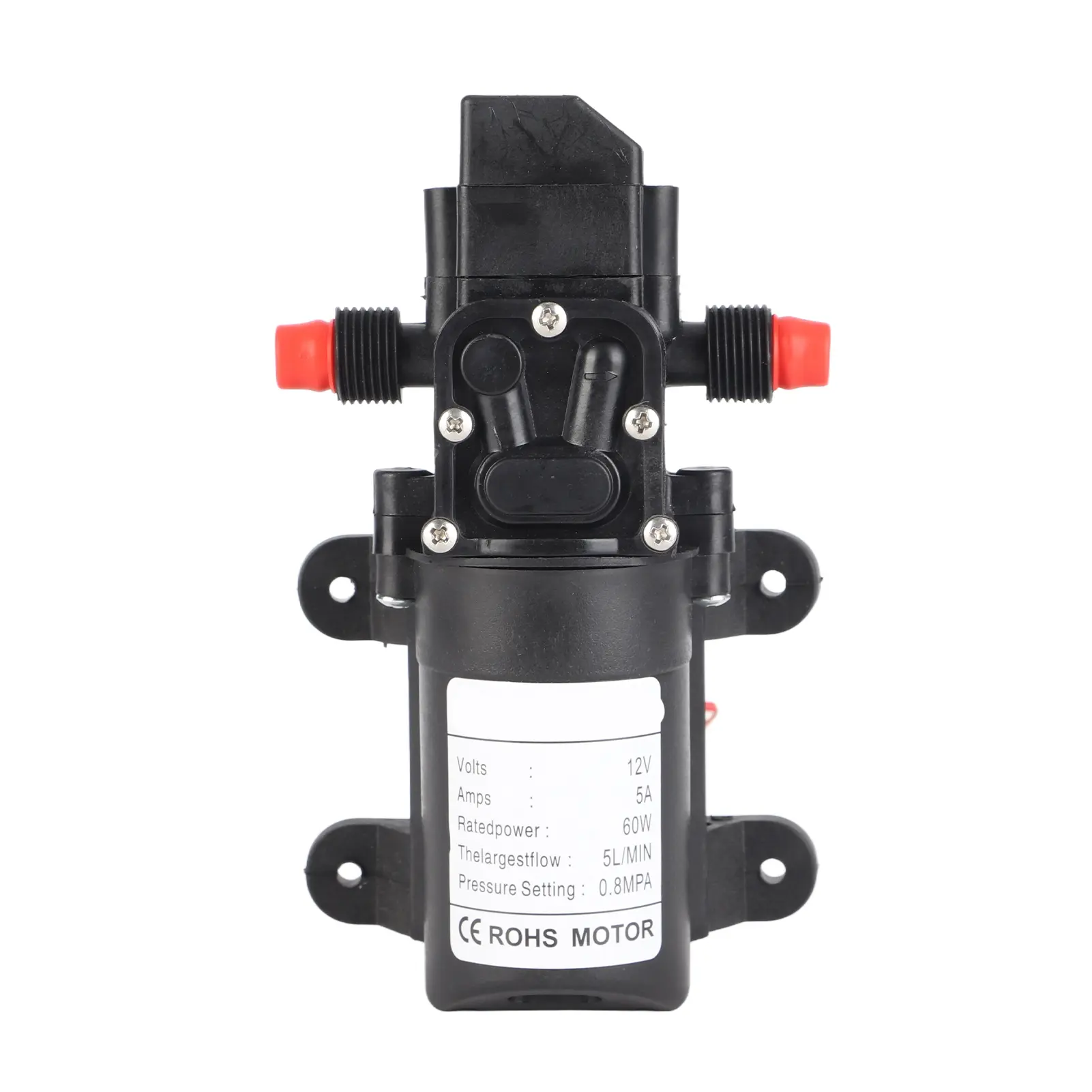 DC 12V Water Pump High Pressure 116Psi Self Priming Caravan Camping Boat