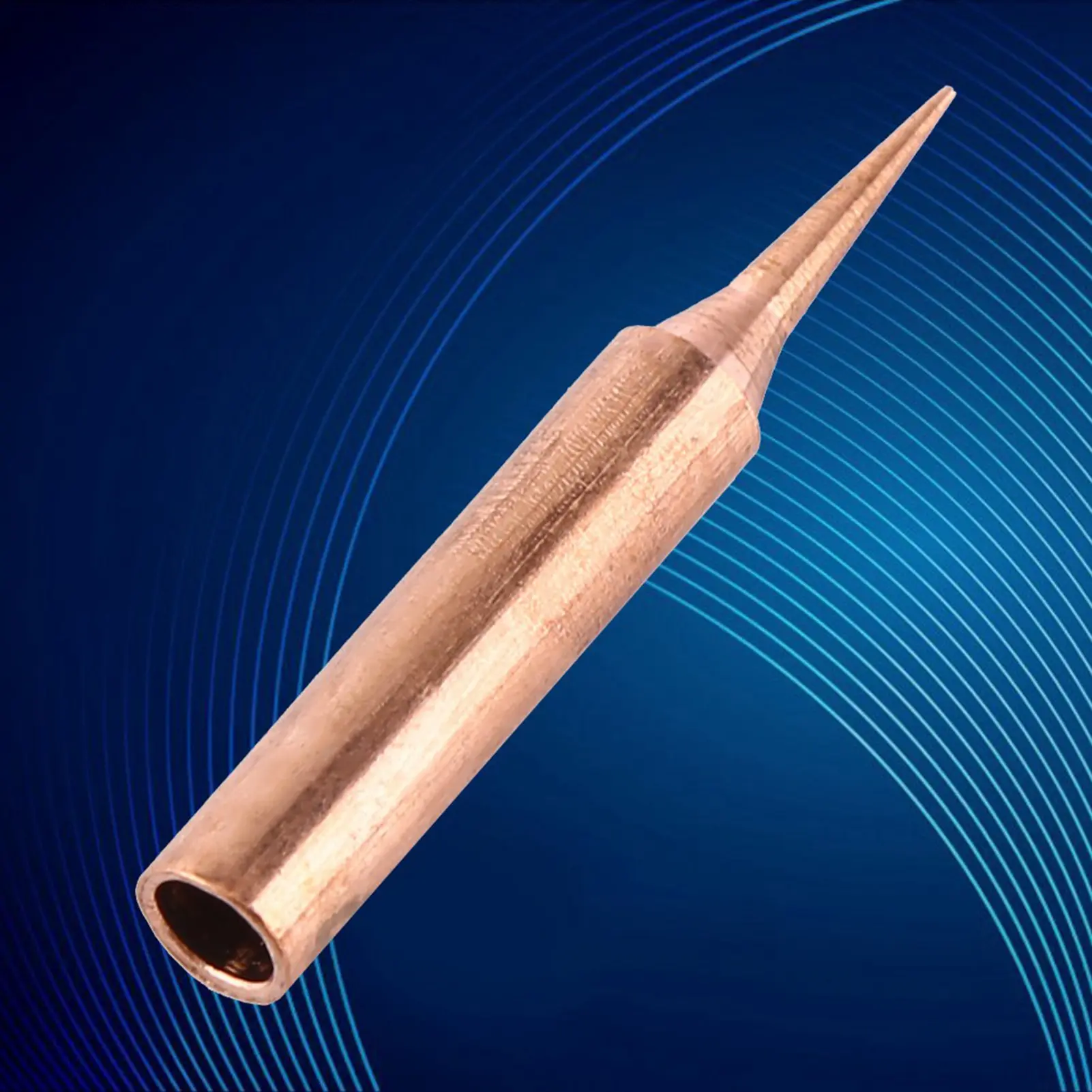 10Pcs Pure Copper Low Temperature Soldering Iron Solder Tips Station Tool 900M-T-I