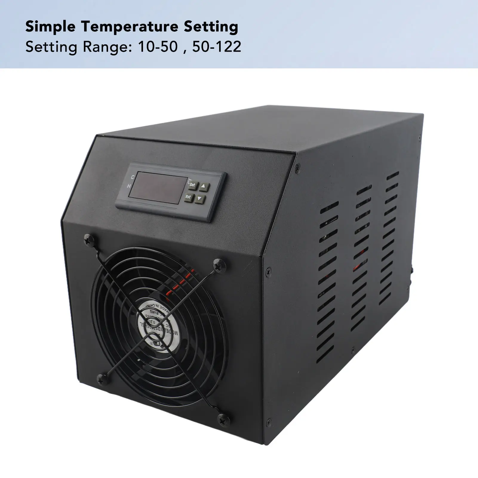 1/4HP Aquarium Water Chiller with Pump and Hose 16 Gal 60L Water Cooling System for Coral Fish Shrimp Hydroponic Tank