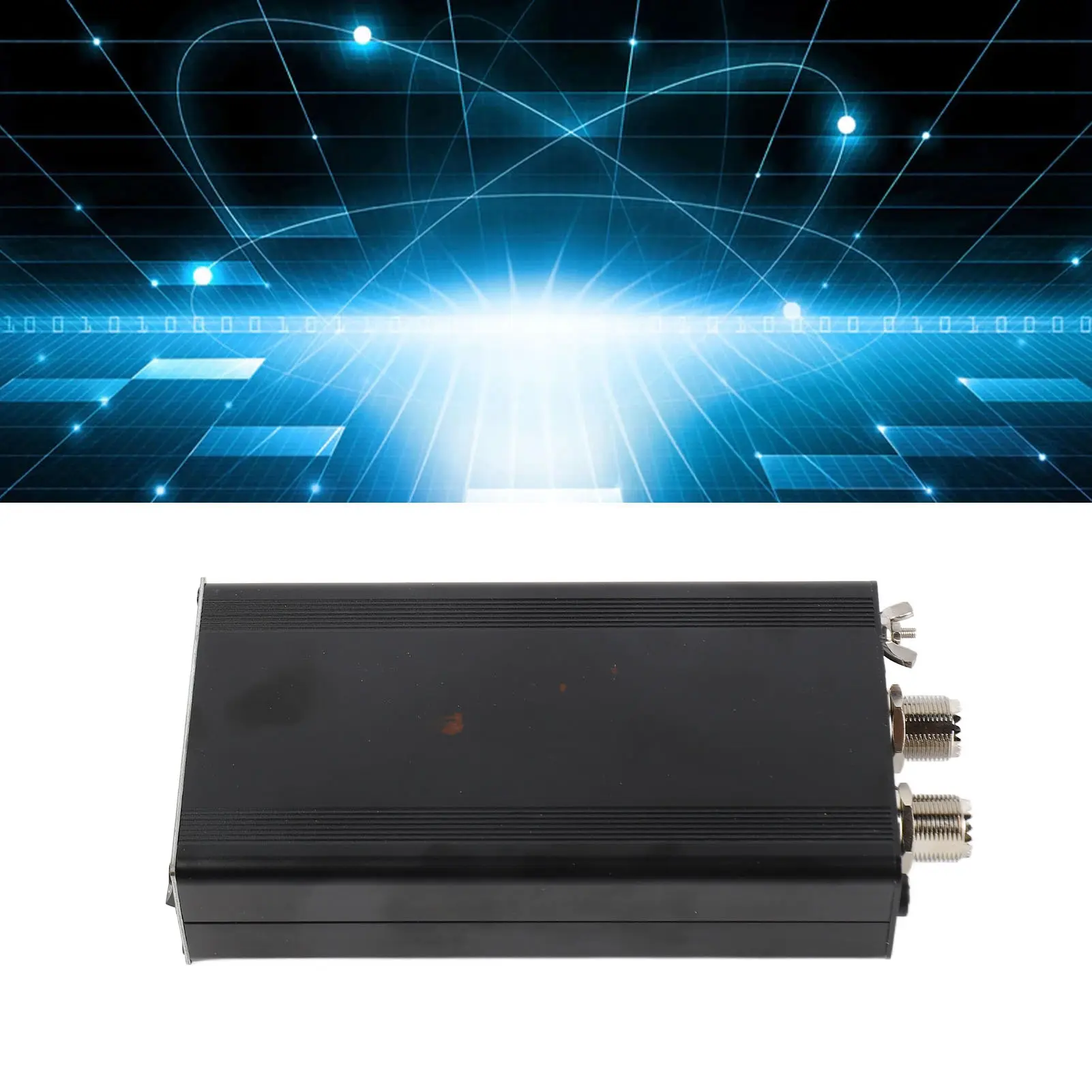 ATU-130 1.8‑50MHz 200W Micro Shortwave Automatic Antenna Tuner 10‑15VDC Organic Light Emitting Diode Display