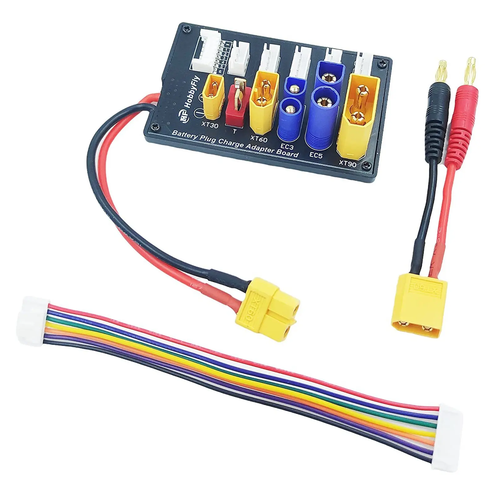 Parallel Charging Board XT90 XT30 EC3 EC5 T XT60 6S Battery Balance  Adapter Board