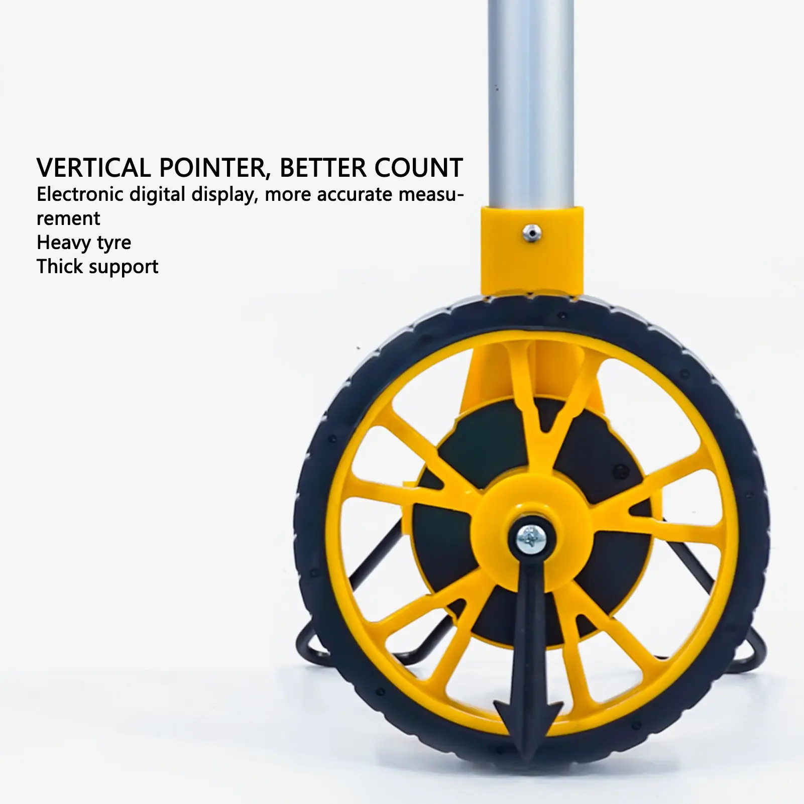 Digital Display Measuring Wheel High Accuracy Distance Measure with Backlit Multifunction Metric Imperial