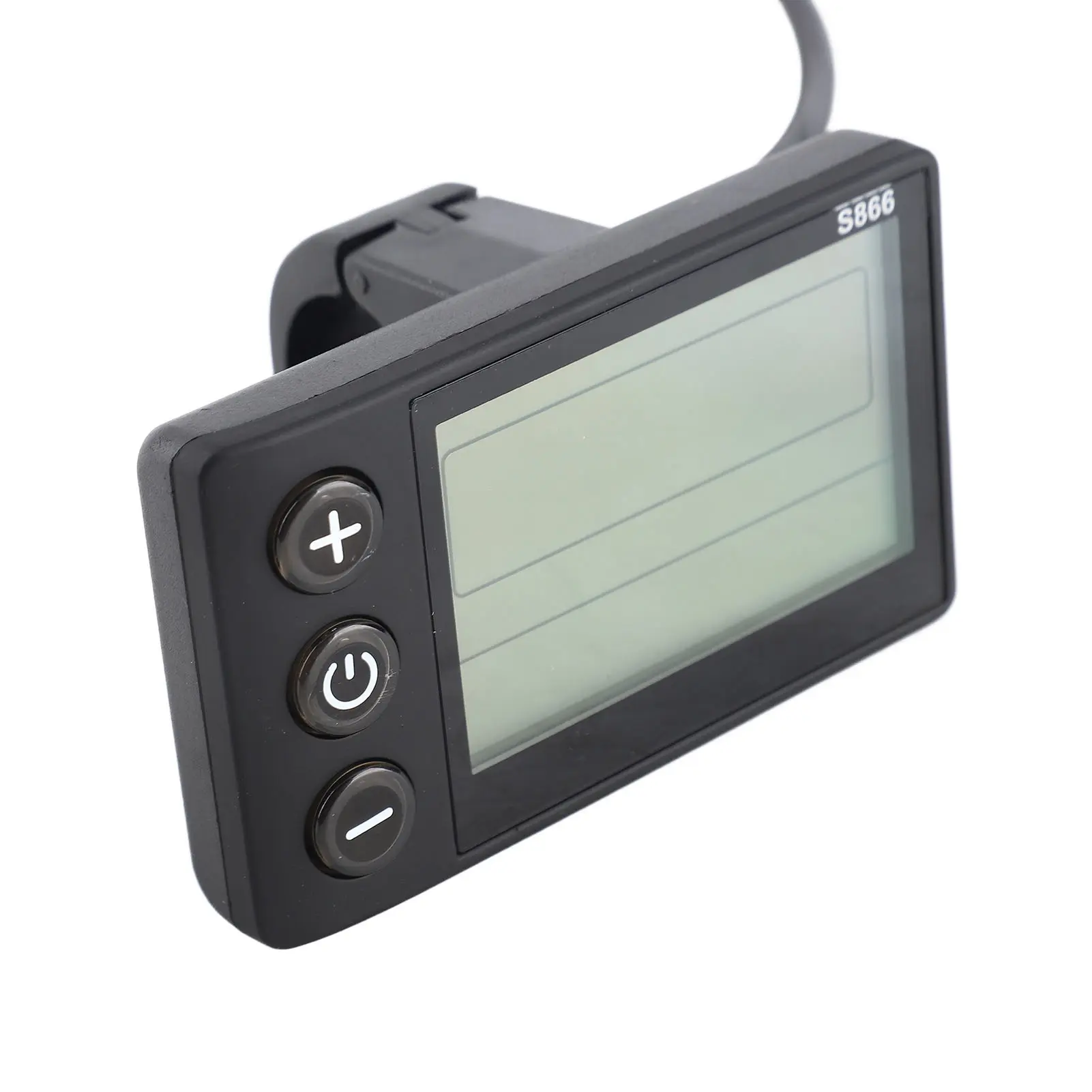 S866 Electric Bicycle LCD Display Meter 24V 36V 48V Electric Scooter Control Panel with SM Plug