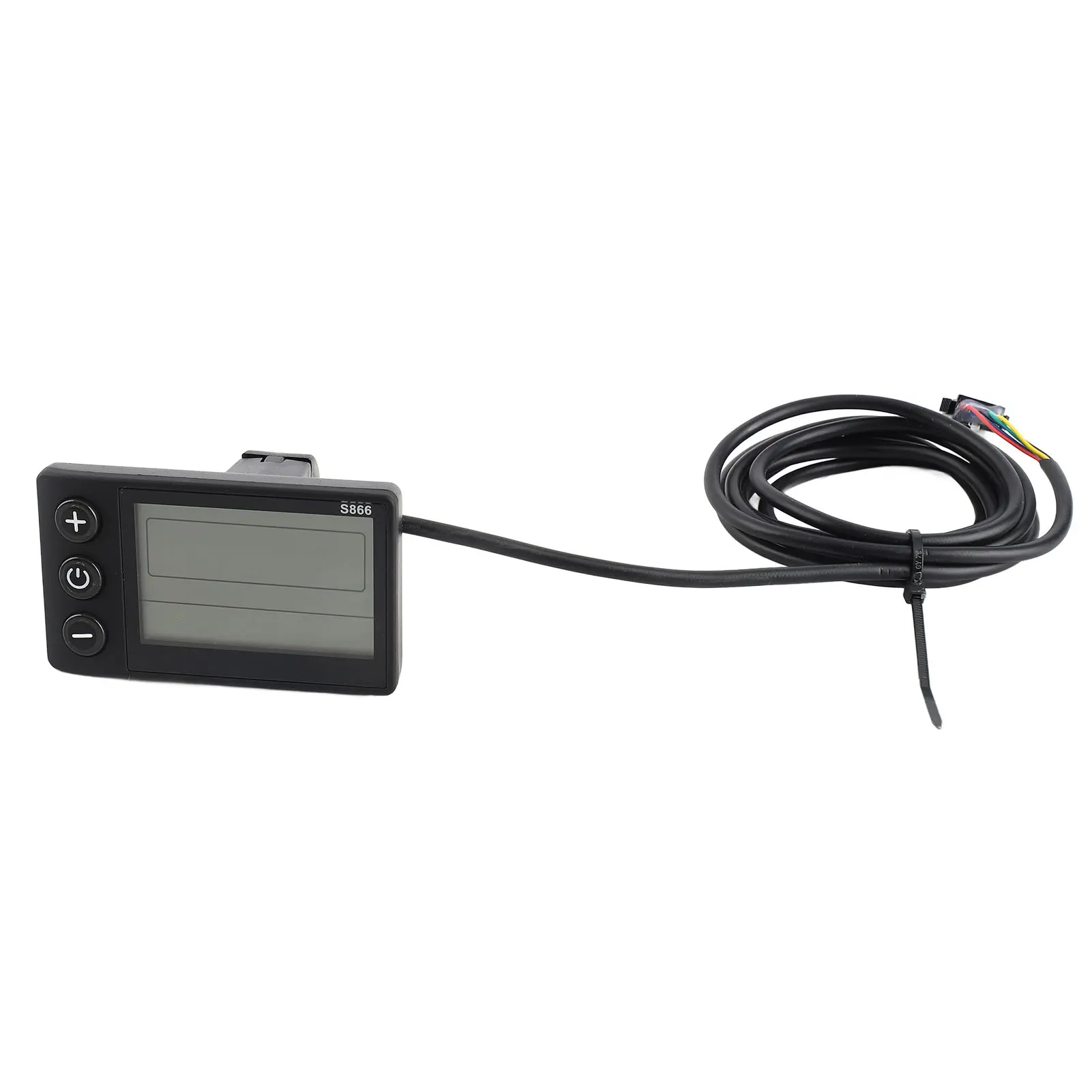 S866 Electric Bicycle LCD Display Meter 24V 36V 48V Electric Scooter Control Panel with SM Plug