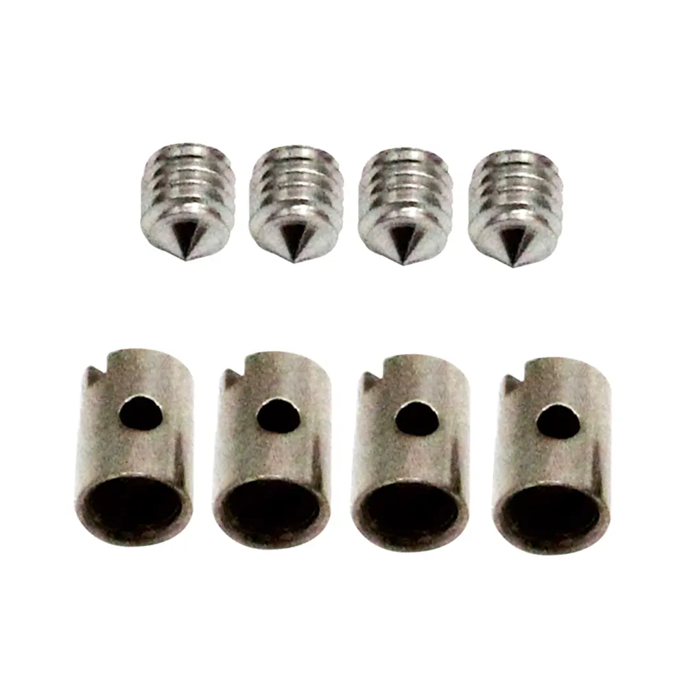 4 Sets Solderless Cable Nipples 5mm Throttle Choke for Motorcycle Scooter Quad Mower