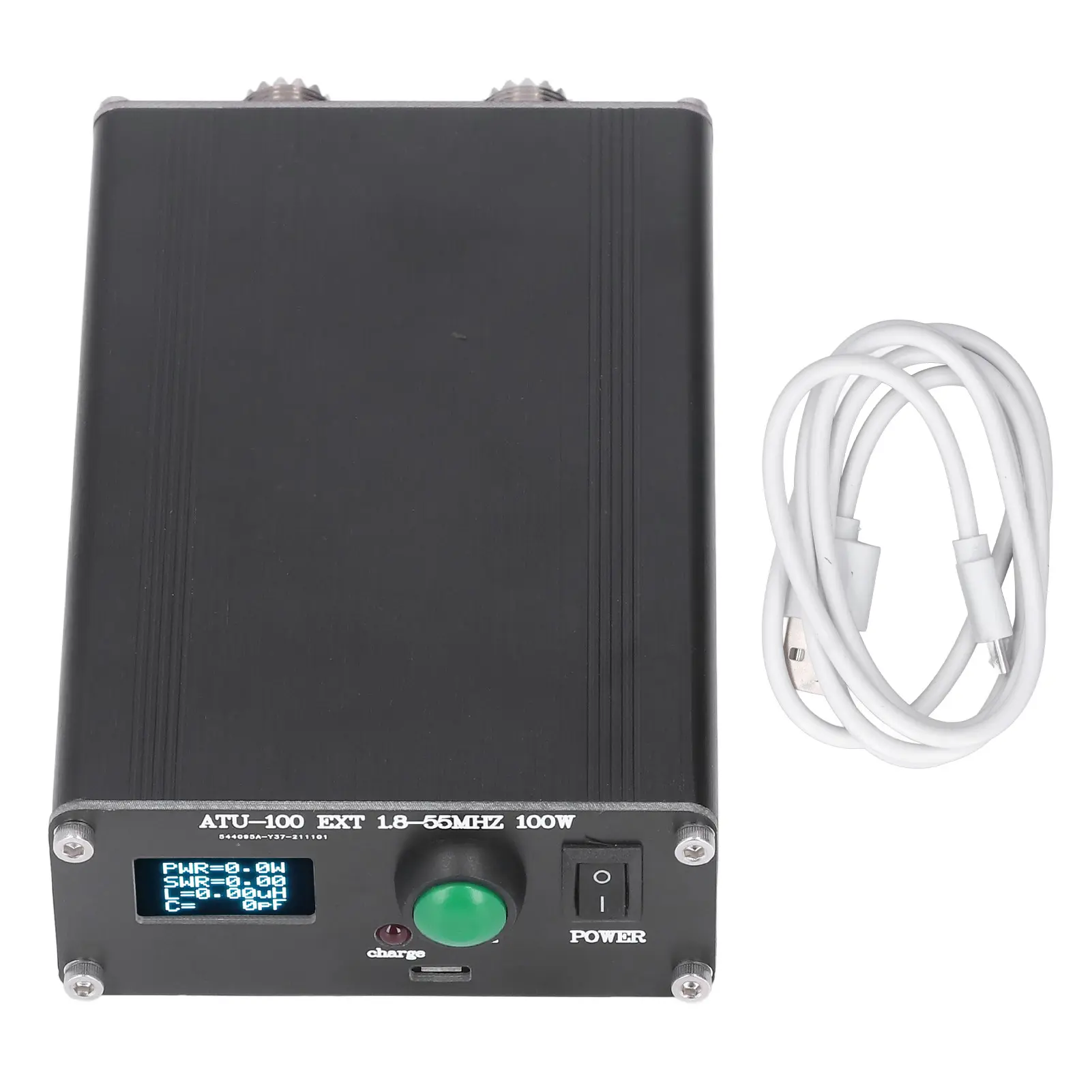 ATU‑100 Mini Antenna Tuner Mini Automatic for Radio Equipment 1.8~55MHz 0.96IN with Housing