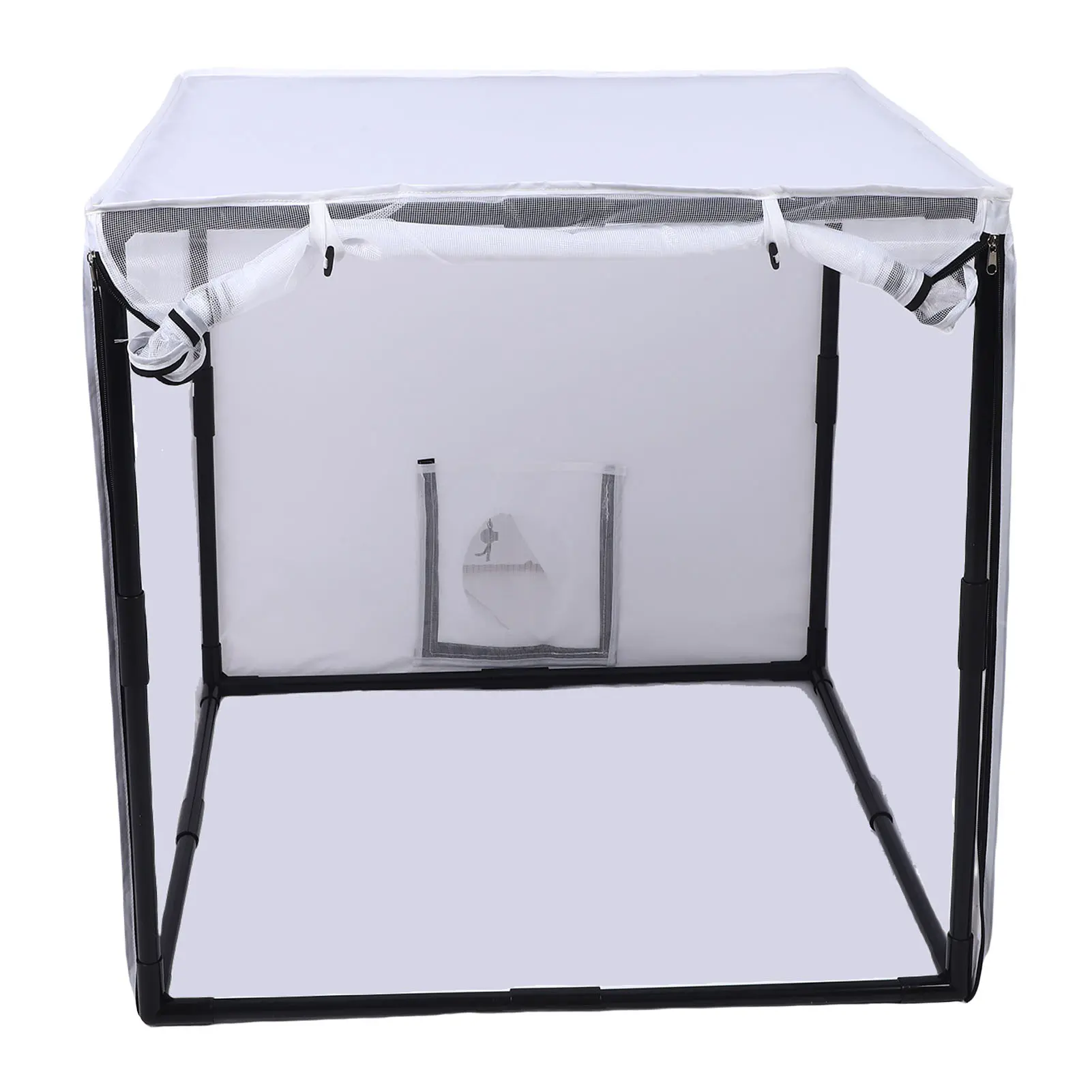Spray Painting Station Convenient Assembly Mobile Spray Paint Booth Water Proof PVC Pipes for Small Furniture Toys for Studio