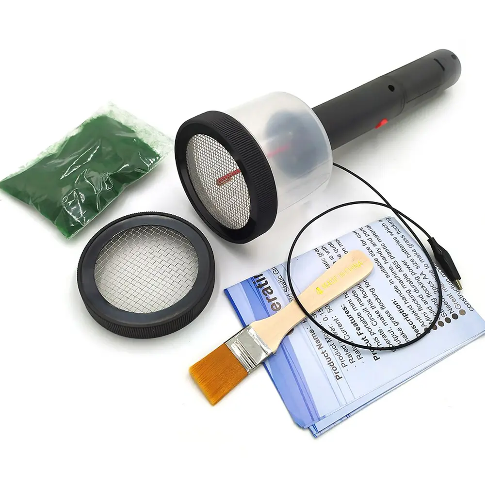 ABS Mini Static Grass Flocking Applicator with Antiskid Handle for DIY Scenic Modelling Sand Table