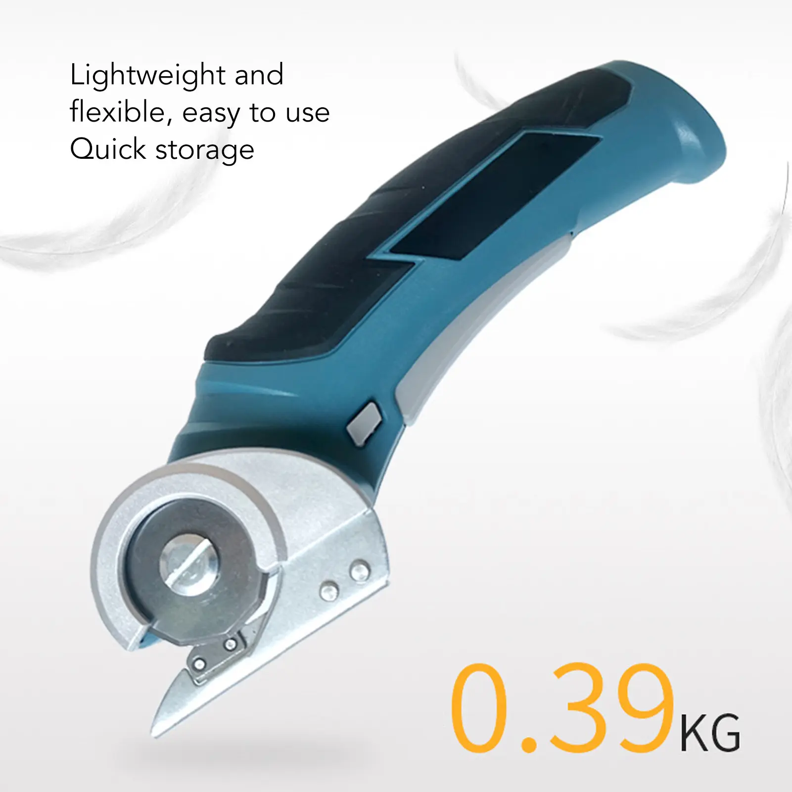 Cordless Electric Scissors Powerful Steel Blade Electric Mini Cutter for Fabric Cloth Carpet Cardboard