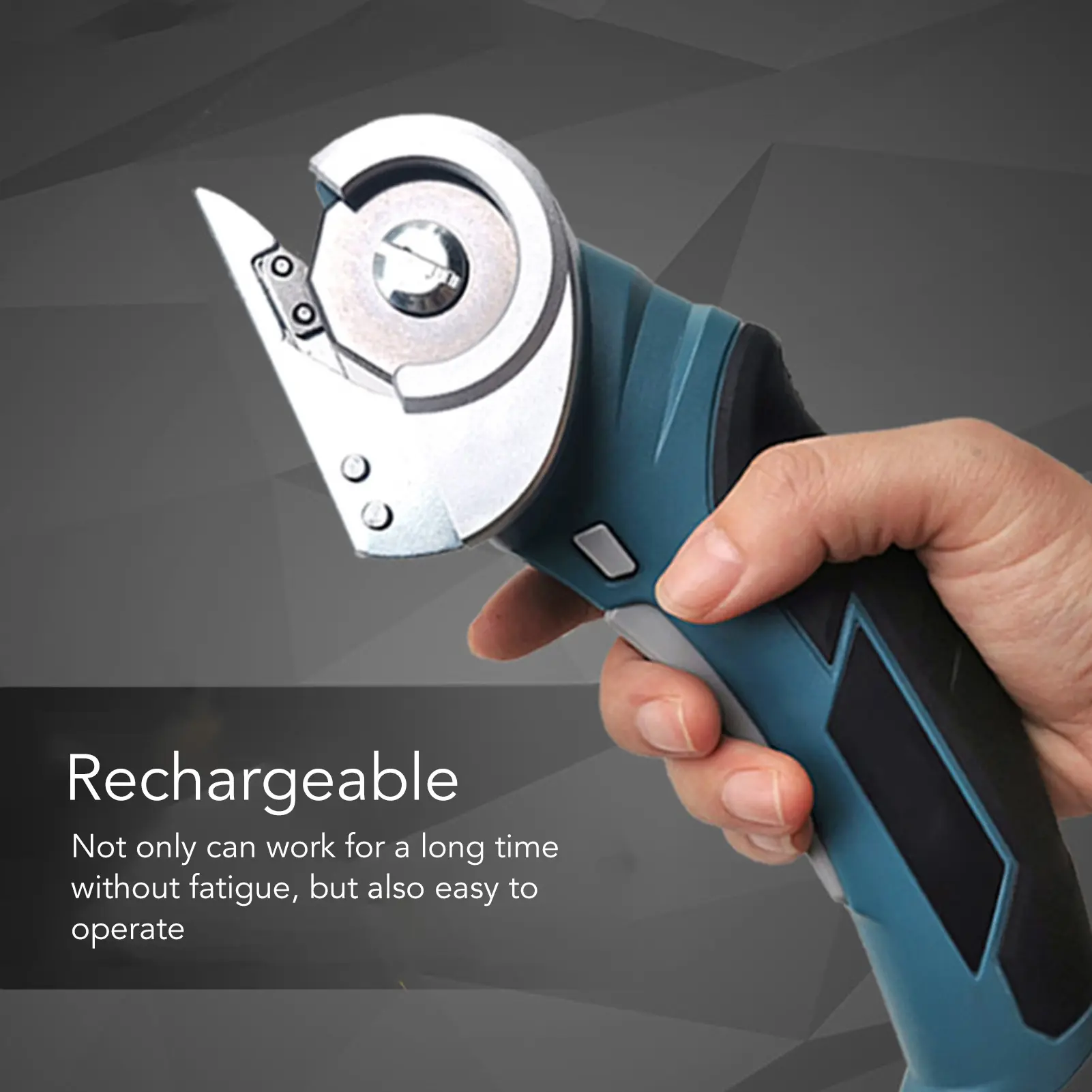 Cordless Electric Scissors Powerful Steel Blade Electric Mini Cutter for Fabric Cloth Carpet Cardboard