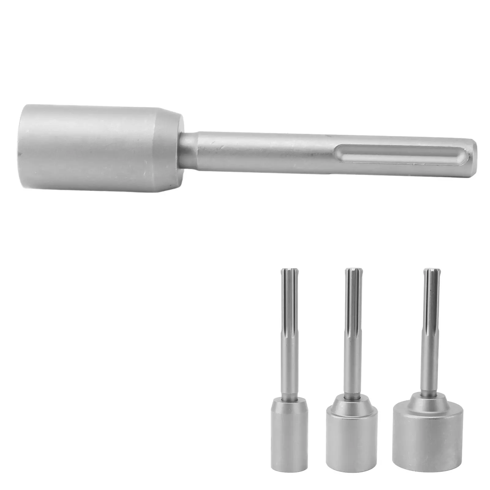 T Post Driver 5 Pits Shank Steel Fence Post Driver Hand Post Pounder Hammer Drill Attachment 20cm Length