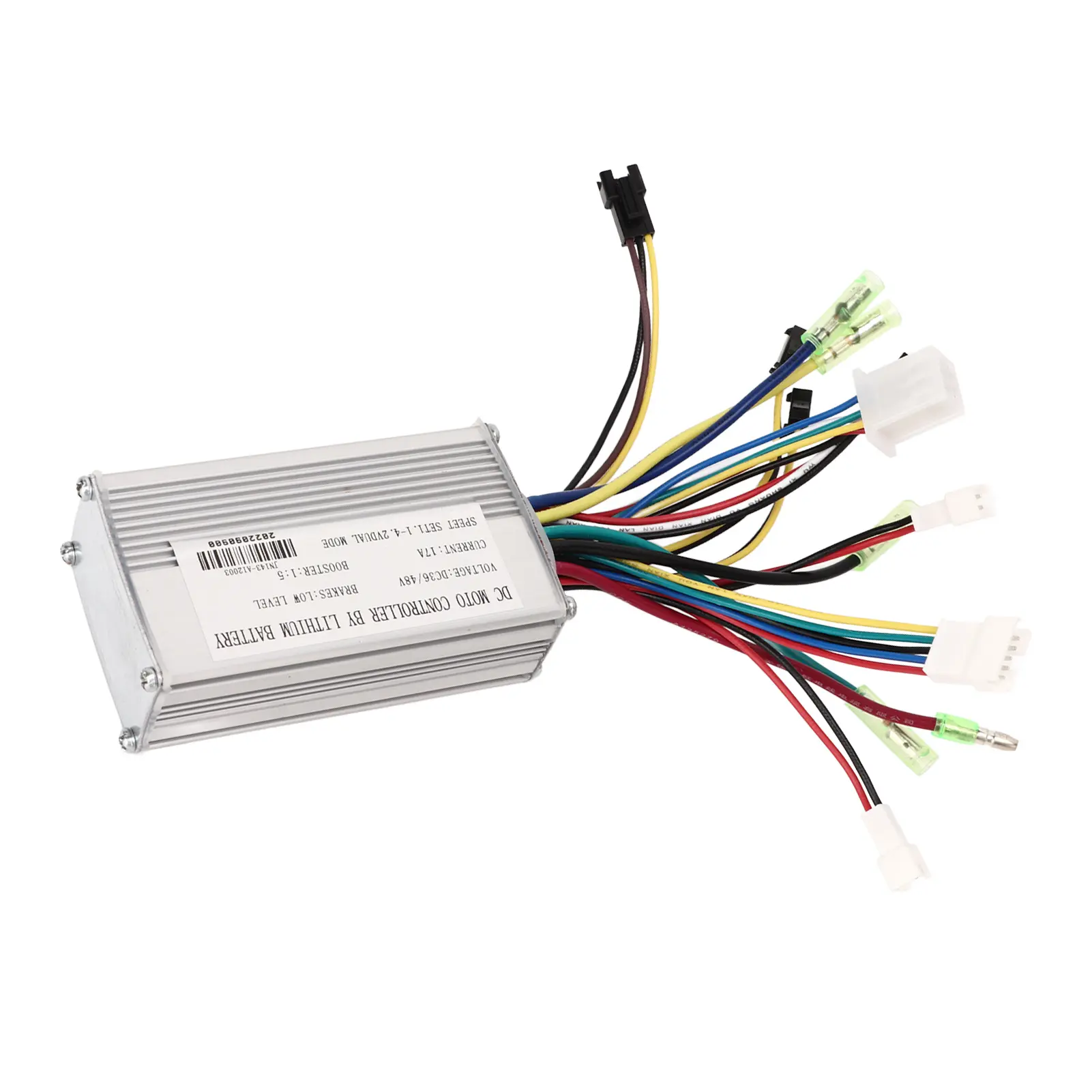 Electric Bike Motor Controller with Wire Harness Motor Controller Lithium Battery for Electric Bike 36V 48V 17A