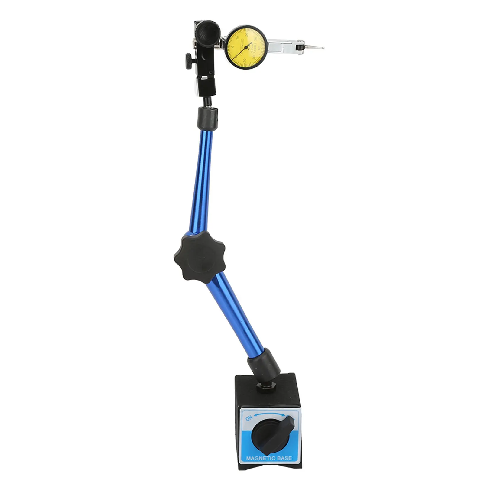 Magnetic Flexible Base Holder Stand with Dial Test Indicator Gauge Blue