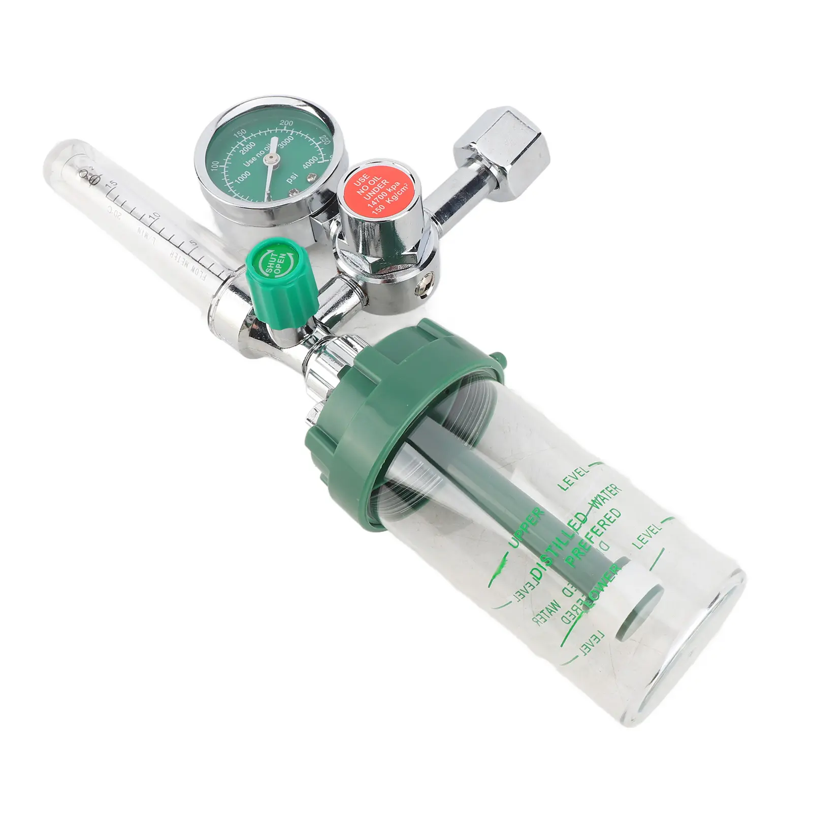 Oxygen Pressure Reducer 0‑100mpa Air Flow Regulator Professional Oxygen Gas Pressure Reducer Gauge Meter