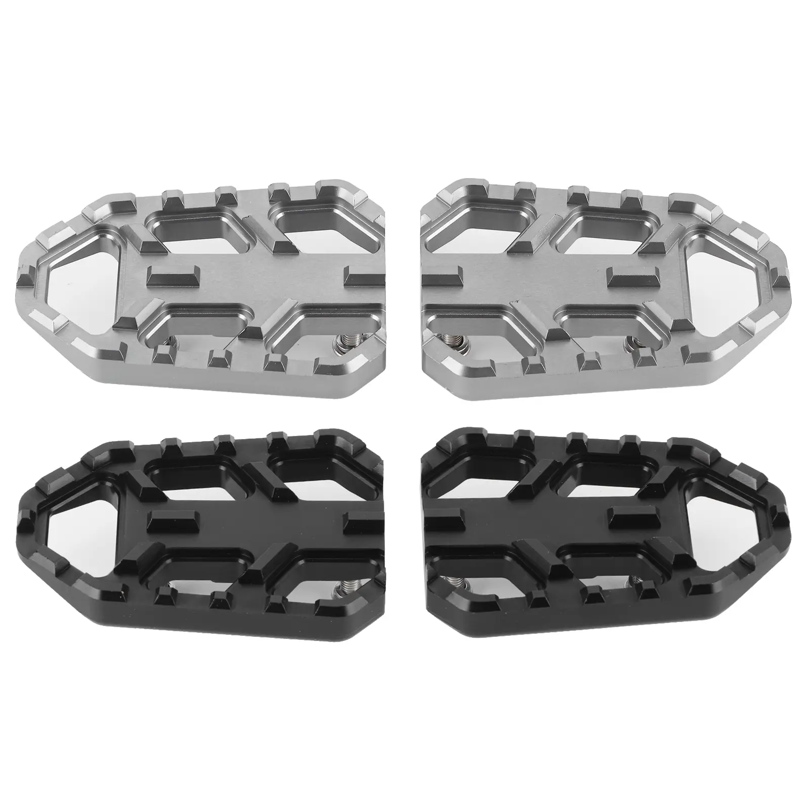 Motorcycle Wide Footrest CNC Aluminum Alloy Pedals Fit for Suzuki DL650 DL1000 VSTROM 650XT/1000XT