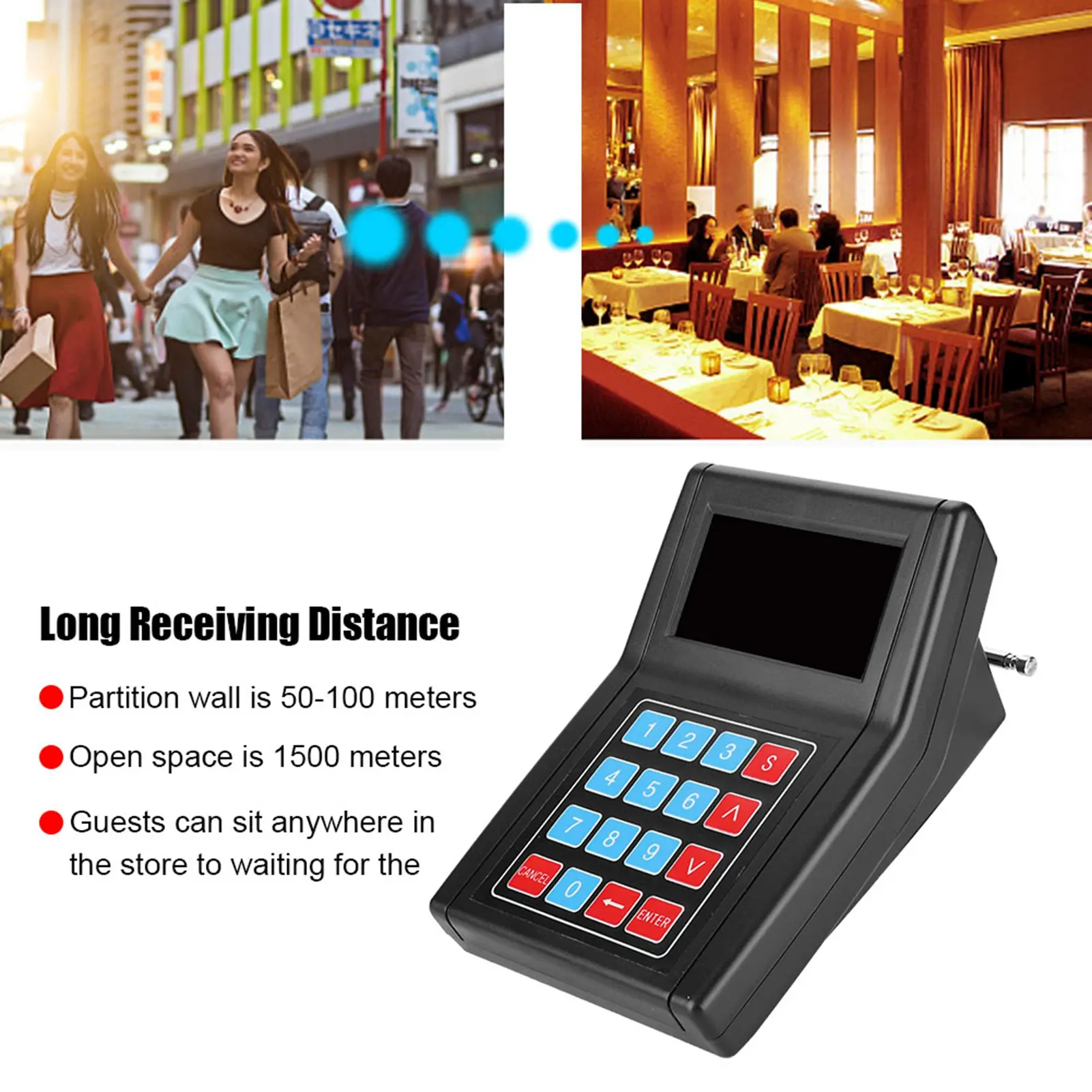 SU-669-S Pager Meal Extractor Queuing Wireless Calling System Receivers Pager System for Restaurant Call Customer Accessories