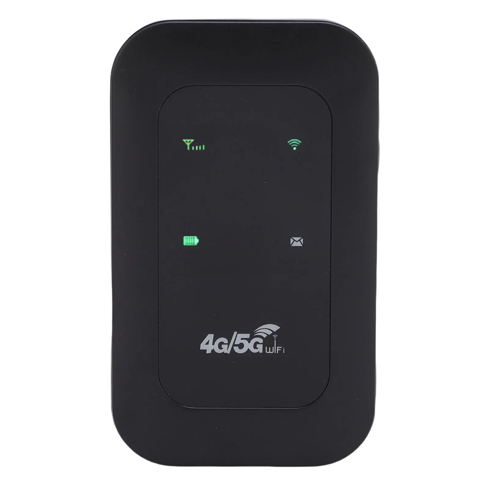4G 5G WiFi Hotspot Supports 10 Connected Devices LTE Mobile Router for Travel 300Mbps High Speed SIM Card Slot Color LED Display