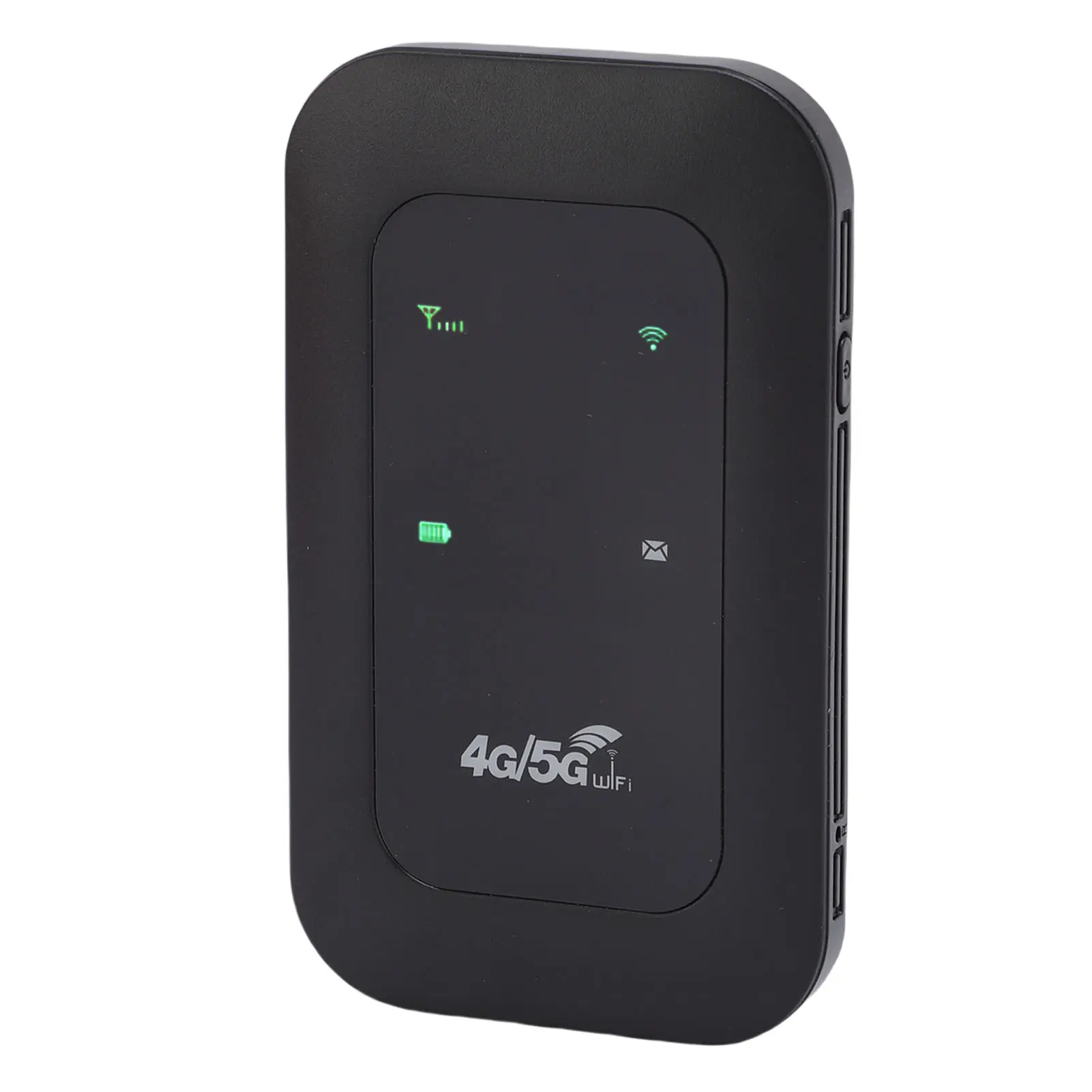 4G 5G WiFi Hotspot Supports 10 Connected Devices LTE Mobile Router for Travel 300Mbps High Speed SIM Card Slot Color LED Display