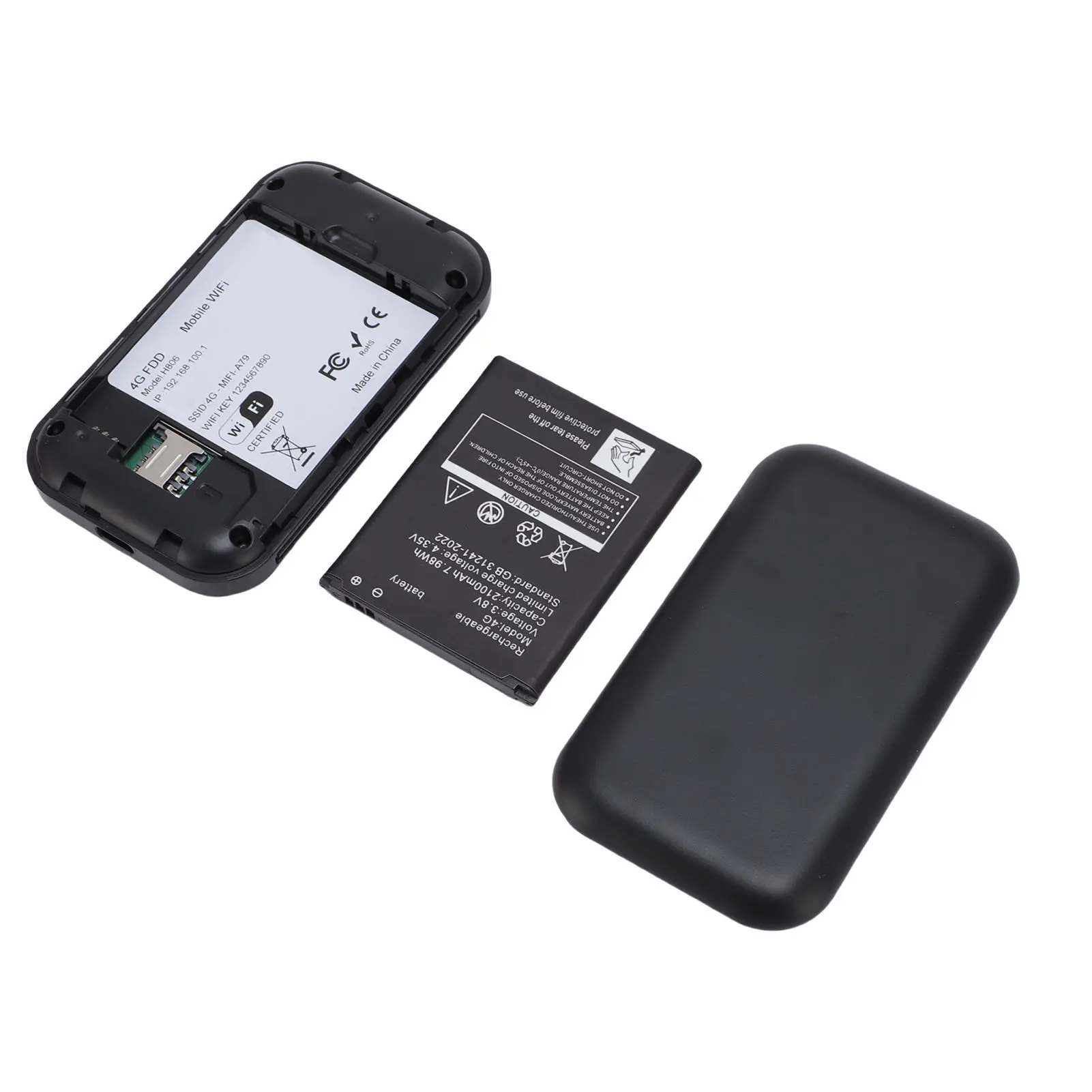 4G 5G WiFi Hotspot Supports 10 Connected Devices LTE Mobile Router for Travel 300Mbps High Speed SIM Card Slot Color LED Display