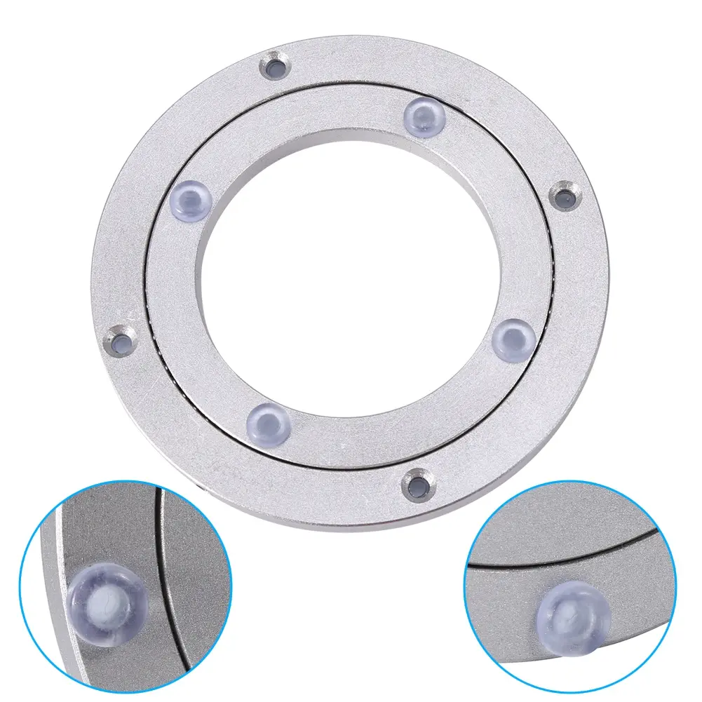 Heavy Duty Aluminium Alloy Rotating Bearing Plate Turntable Round Dining Table