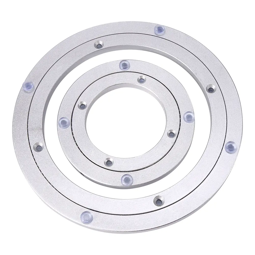 Heavy Duty Aluminium Alloy Rotating Bearing Plate Turntable Round Dining Table