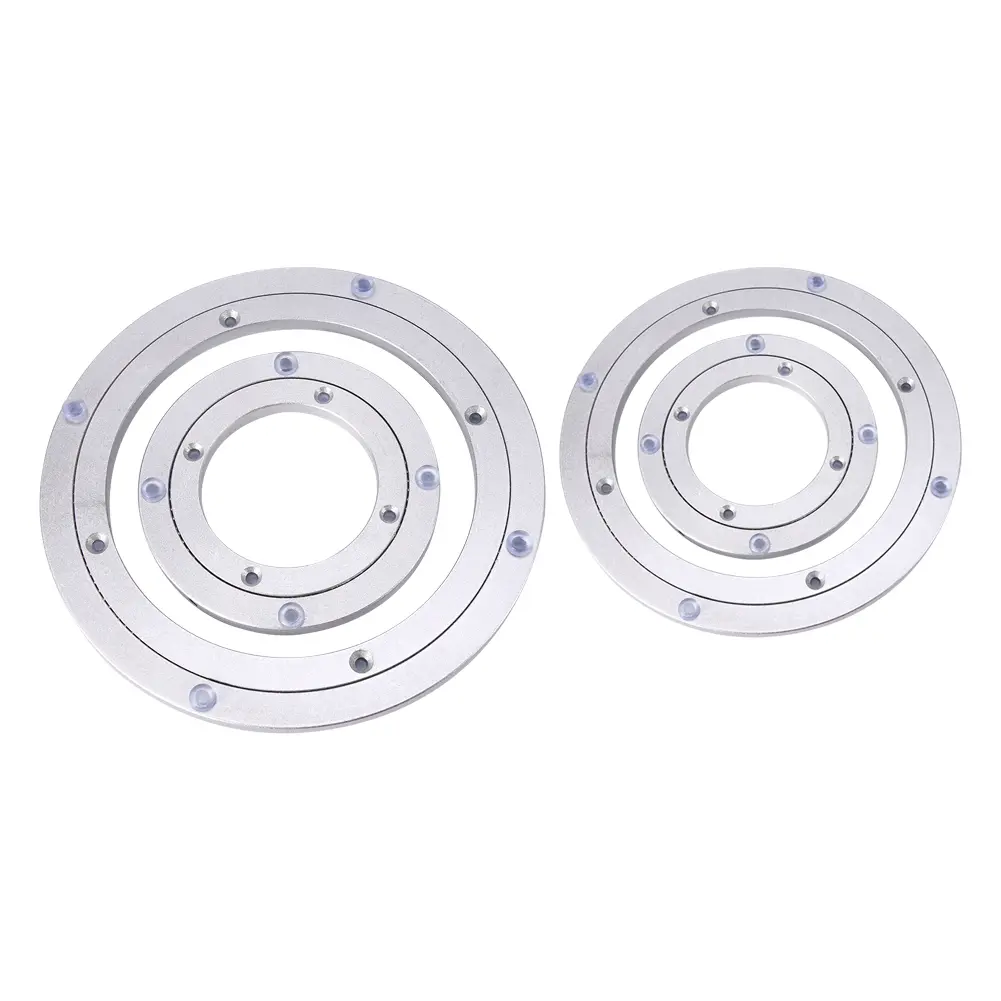 Heavy Duty Aluminium Alloy Rotating Bearing Plate Turntable Round Dining Table