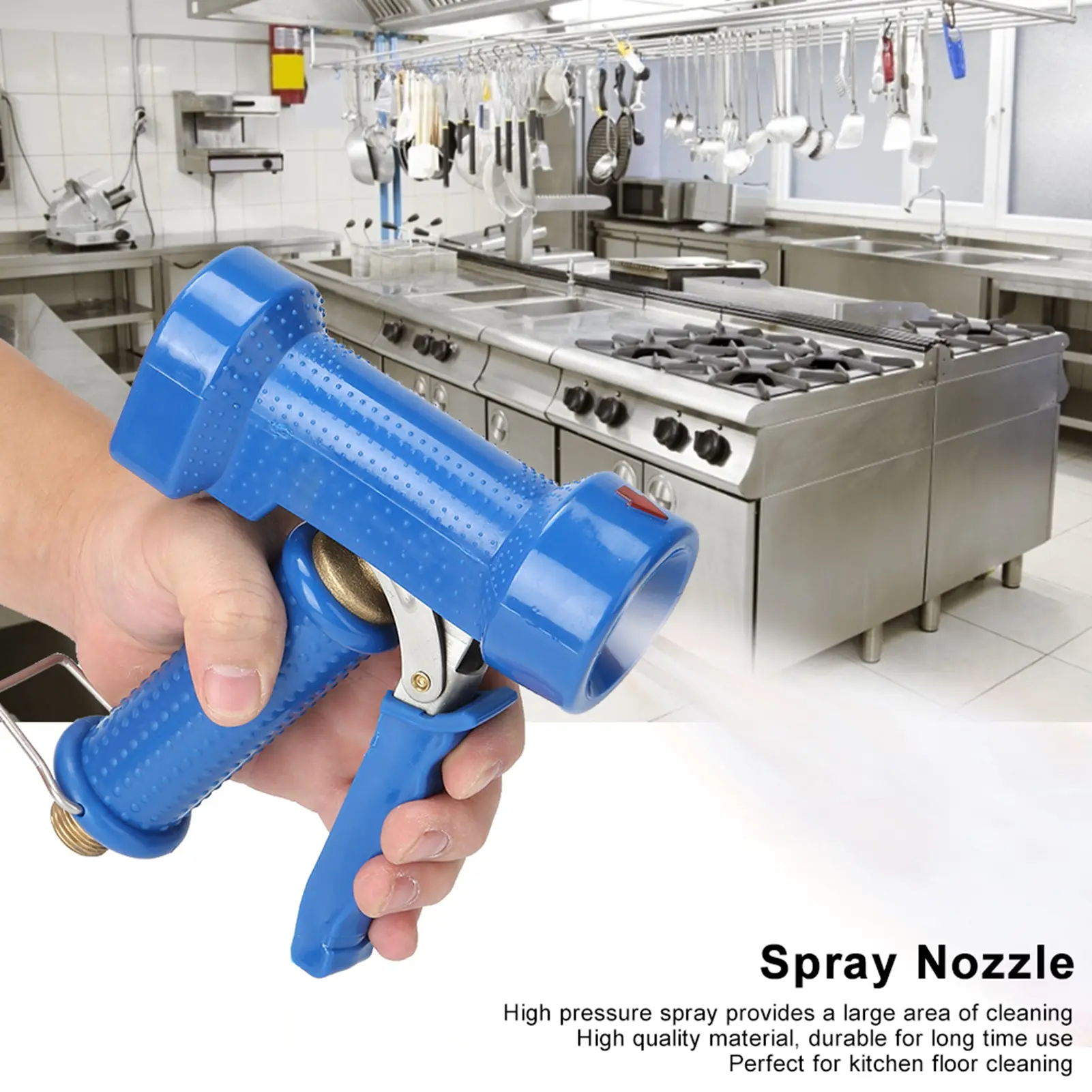 High Pressure Spray Nozzle Kitchen Cleaning Spray Head Sprayer for Hotel Restaurant Kitchen